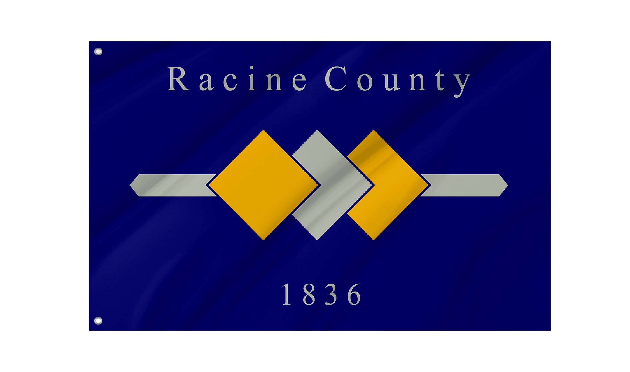 Racine County, Wisconsin Flag for Indoor & Outdoor Use