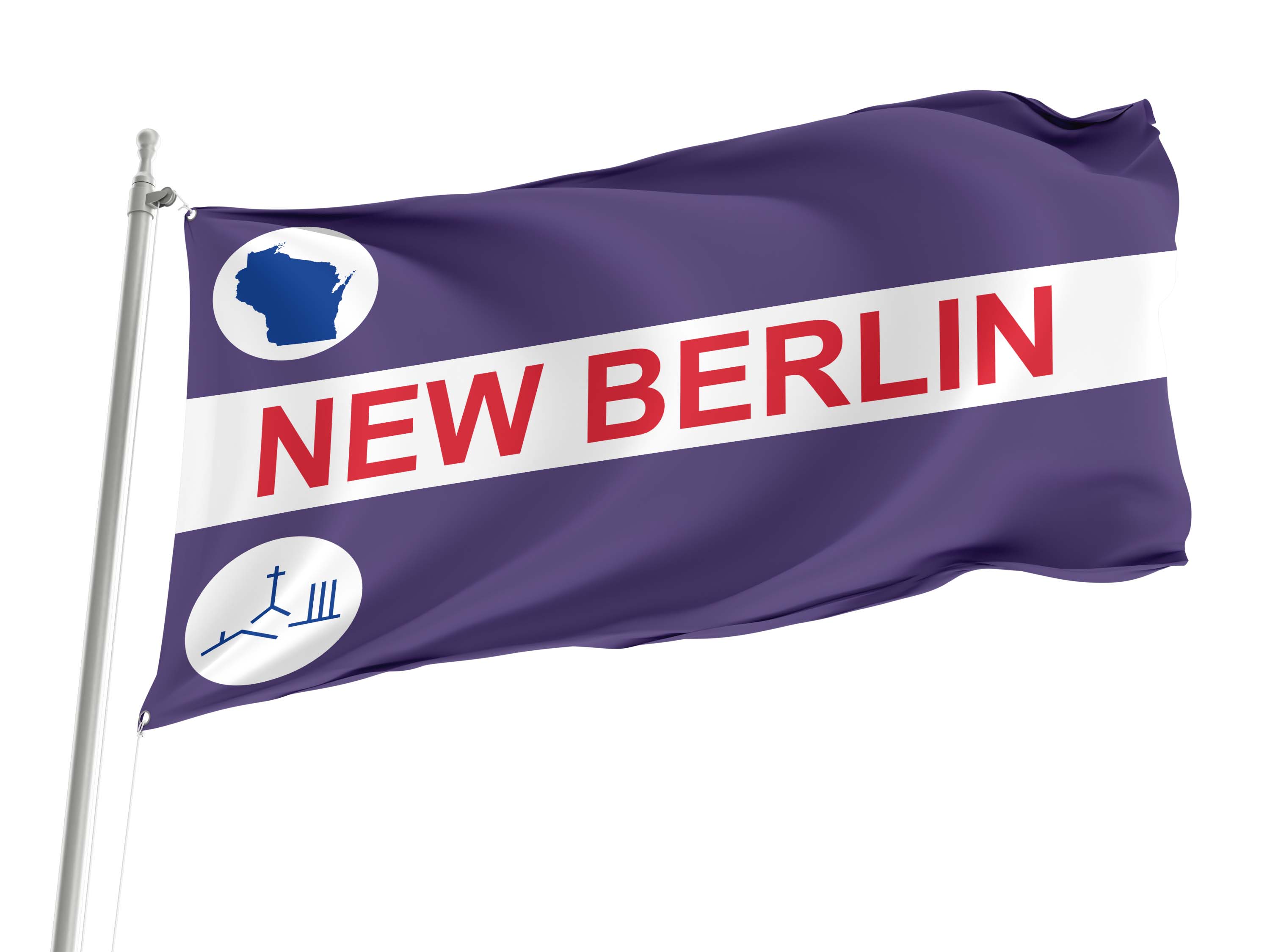 New Berlin, Wisconsin Flag for Indoor & Outdoor Use