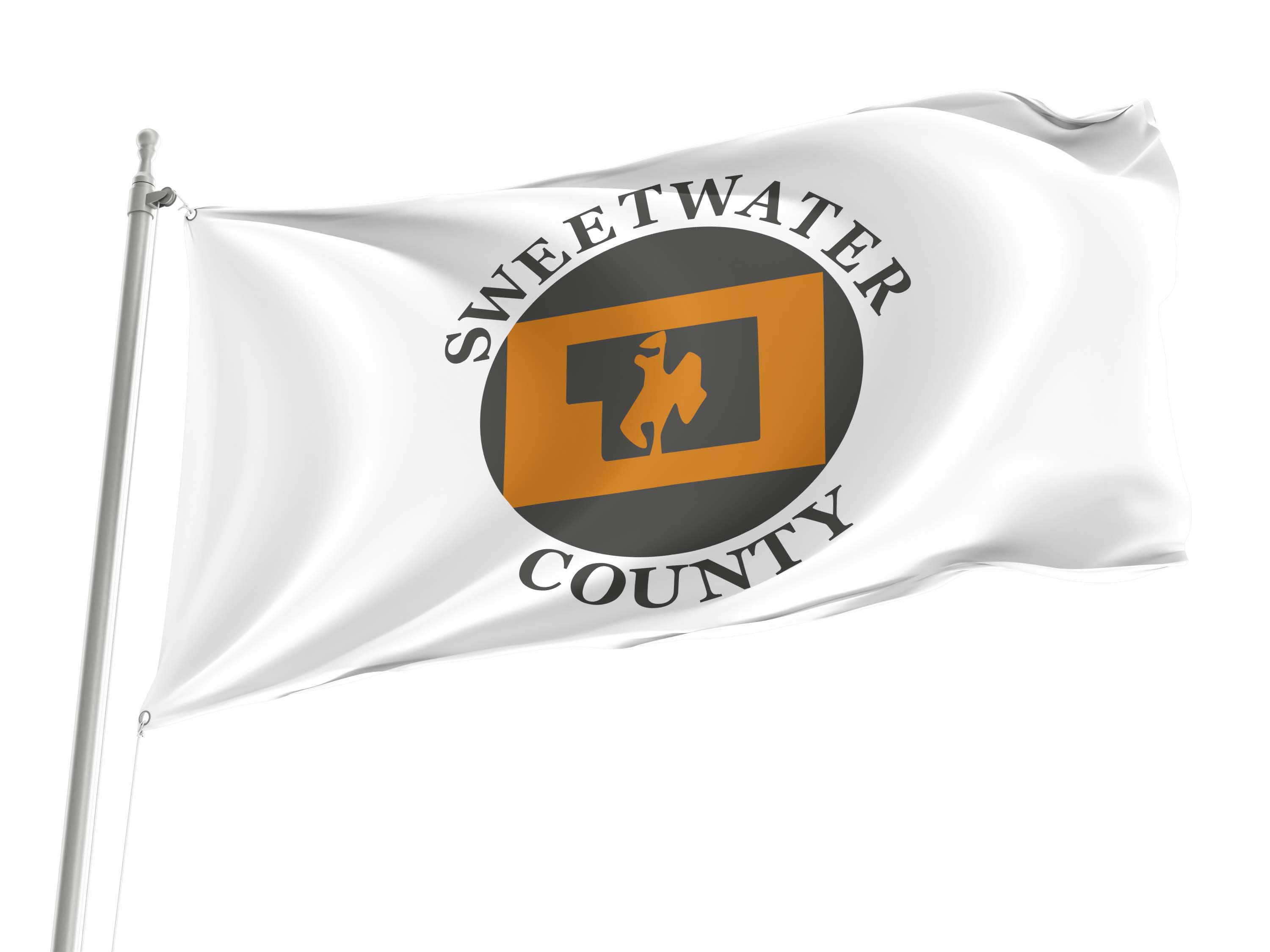 Sweetwater County, Wyoming Flag for Indoor & Outdoor Use