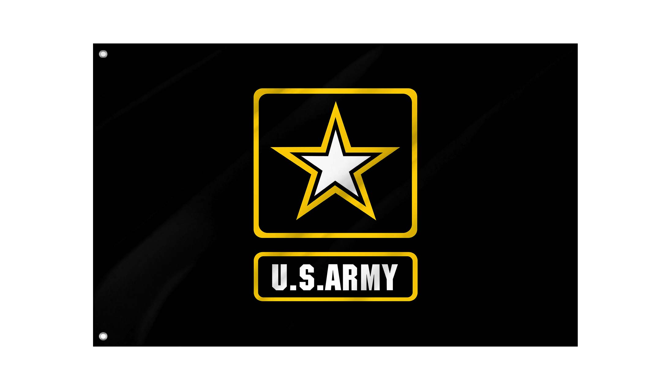 Old Style U.S. Army Logo Flag for Indoor & Outdoor Use