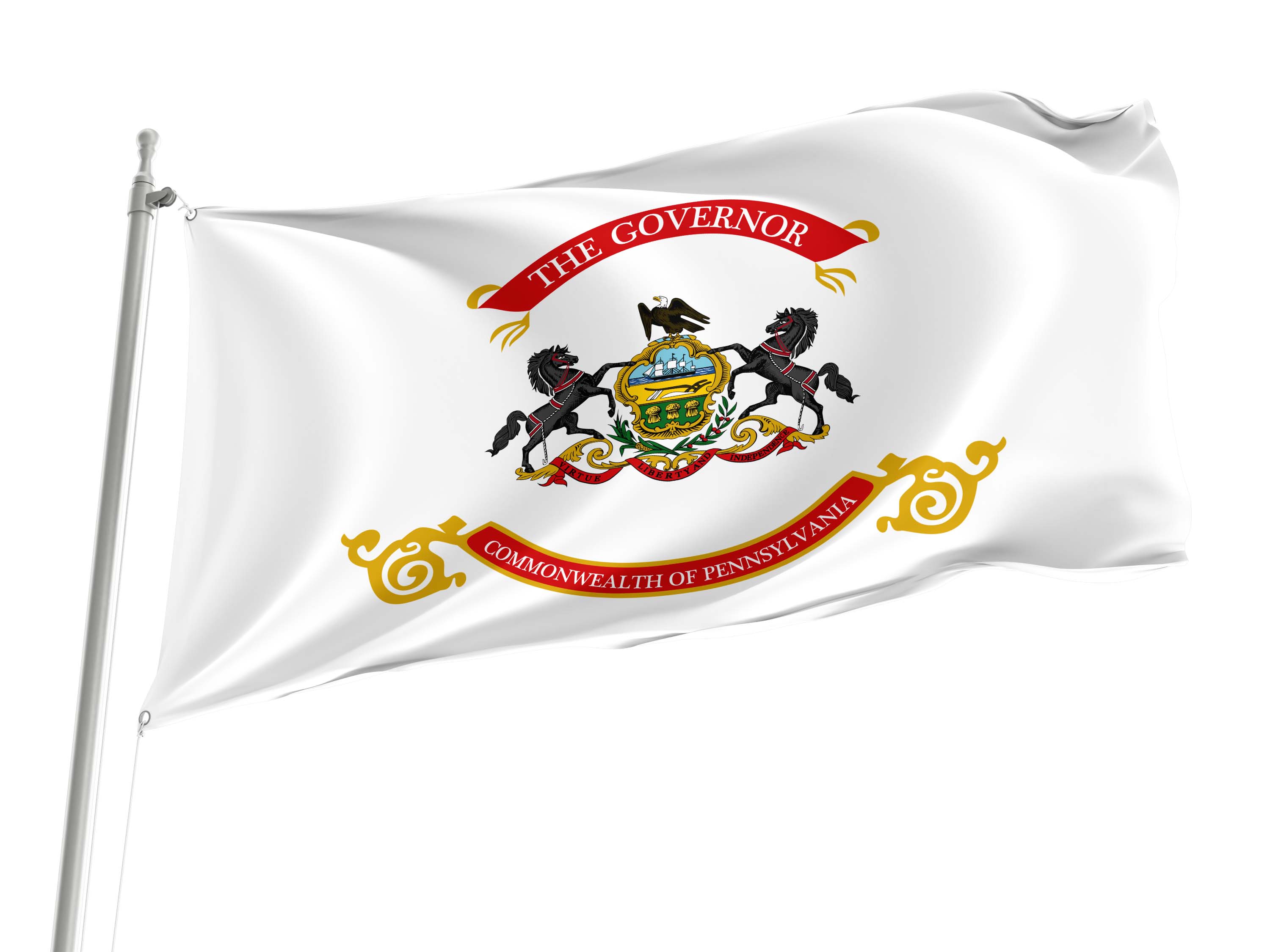 Governor of Pennsylvania Flag for Indoor & Outdoor Use