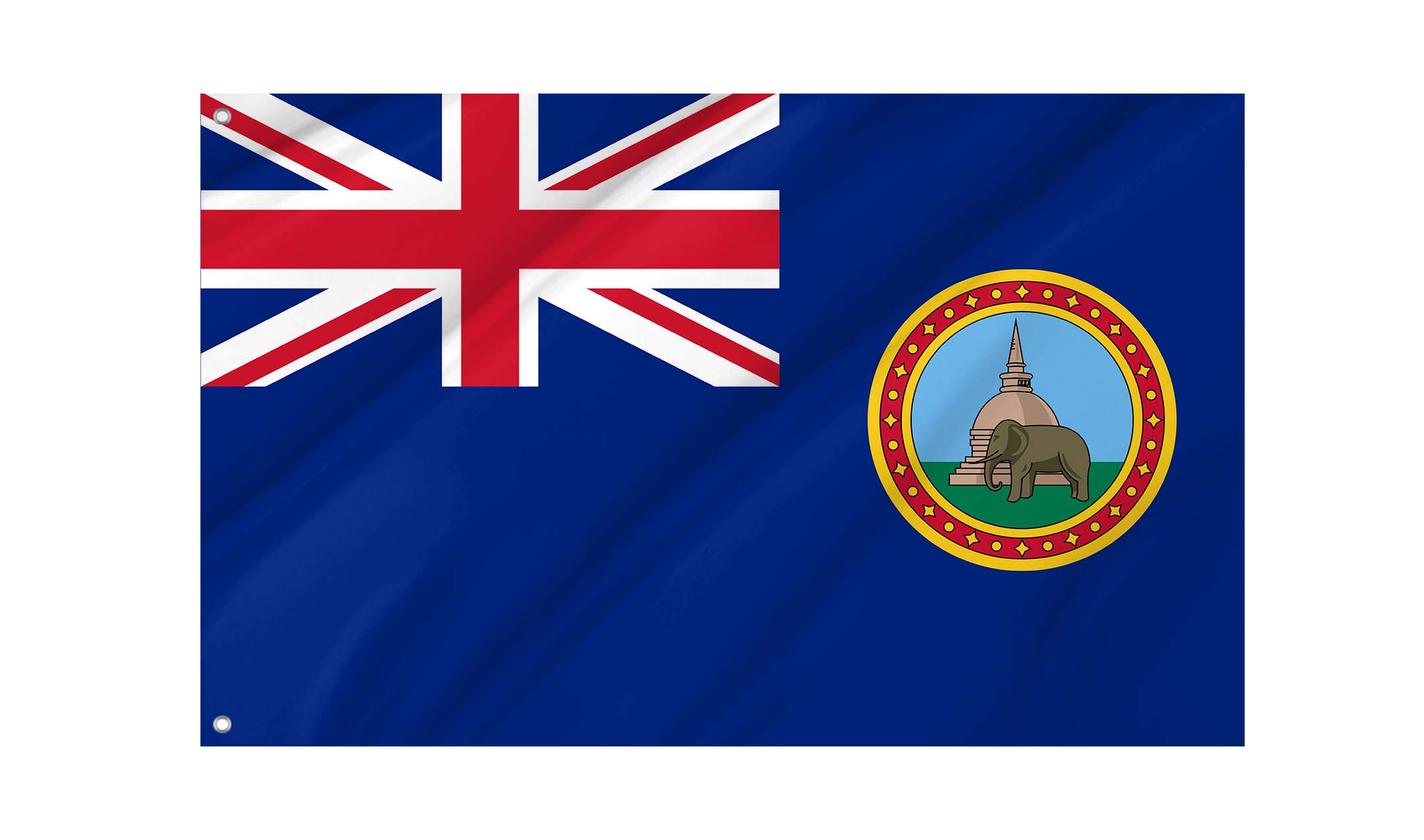 British Ceylon 1875-1948 Flag for Indoor & Outdoor Use