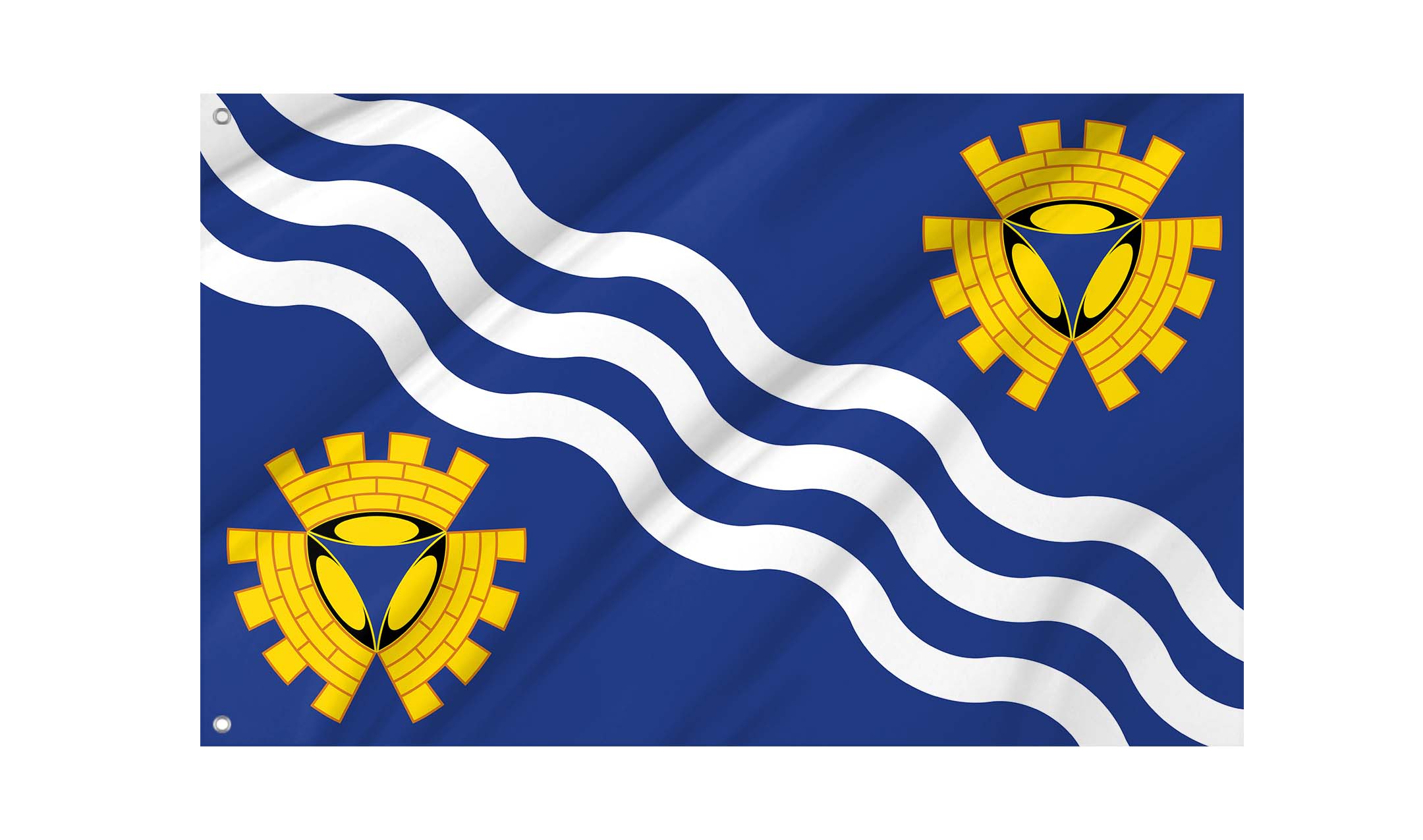Merseyside County Council (1974-1986) Flag for Indoor & Outdoor Use