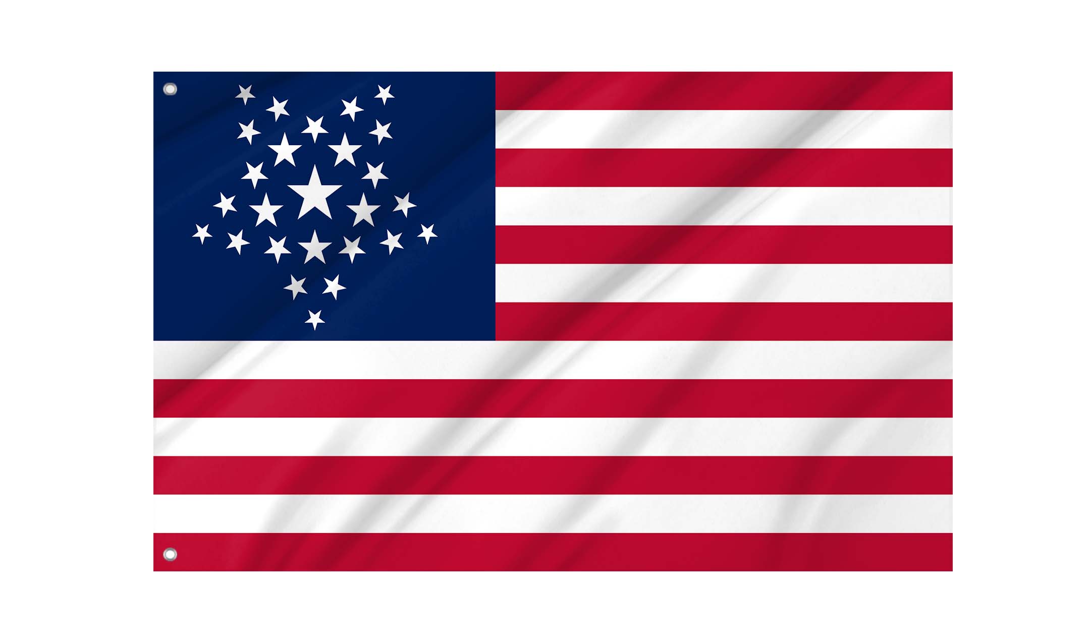 Great Star (1837-1845) Flag for Indoor & Outdoor Use