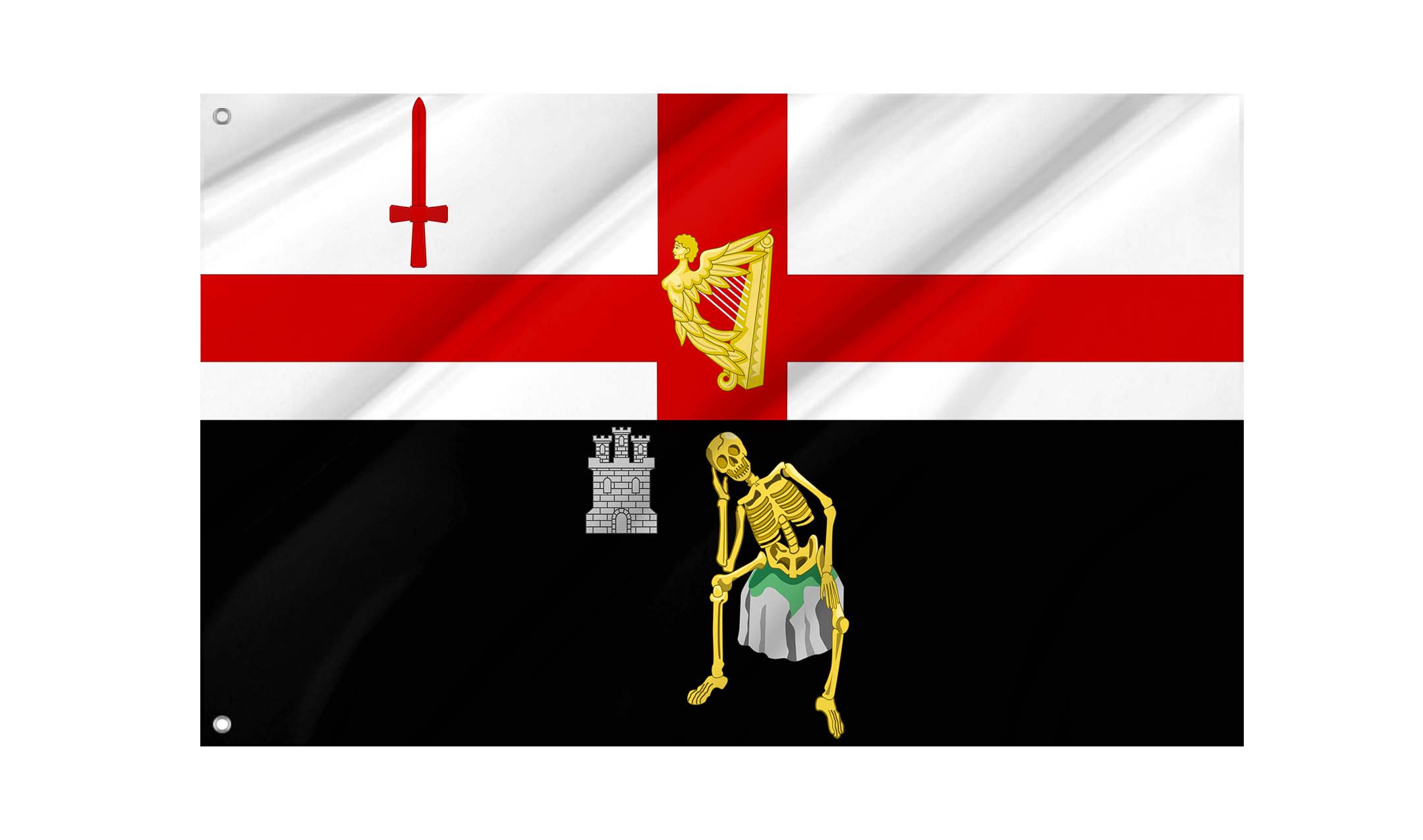 Derry City Council Flag for Indoor & Outdoor Use