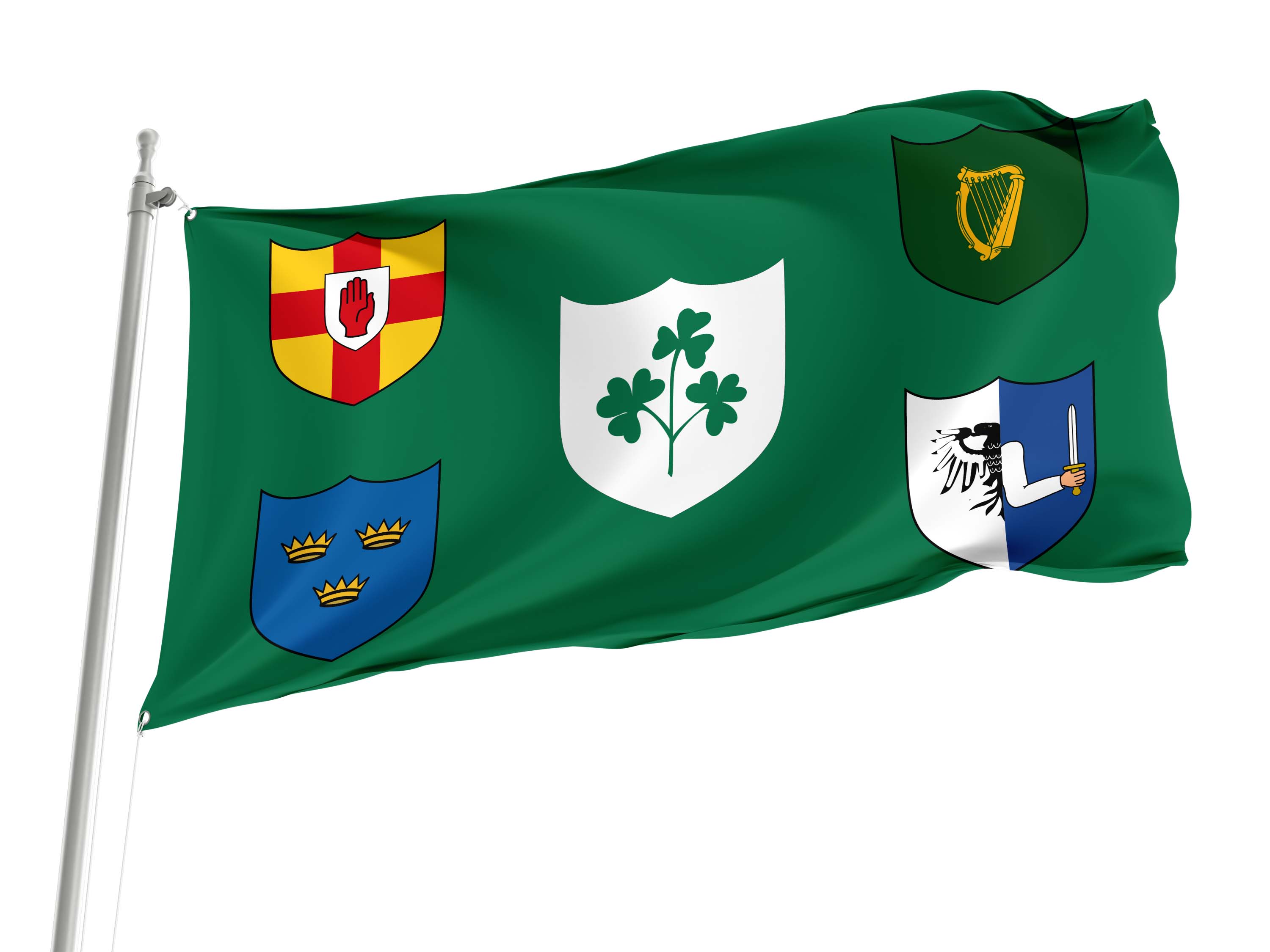 Ireland Rugby Team Flag for Indoor & Outdoor Use