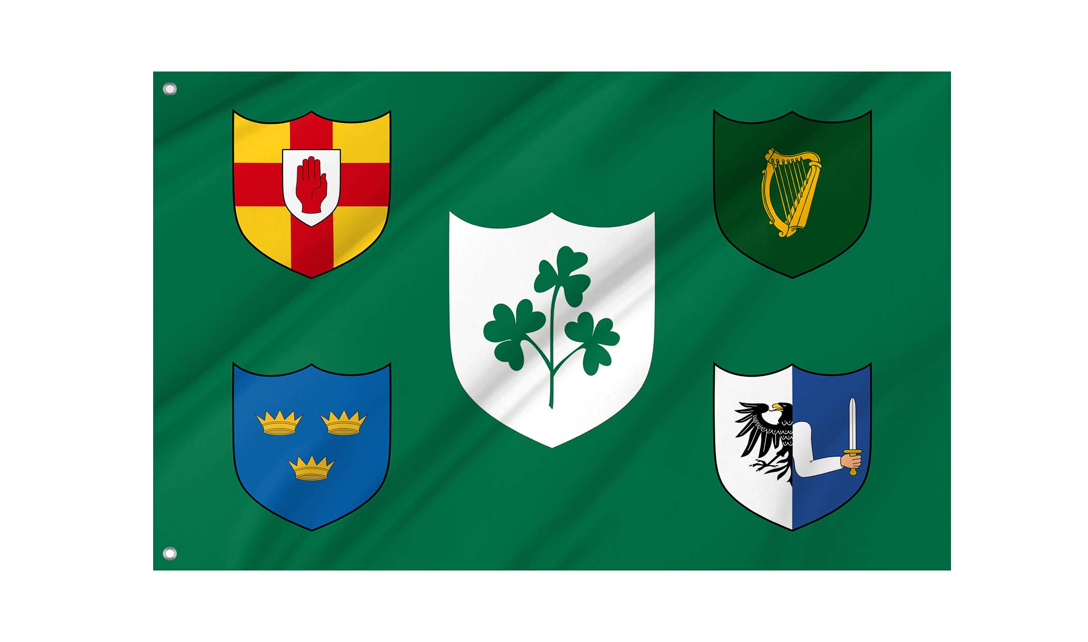 Ireland Rugby Team Flag for Indoor & Outdoor Use