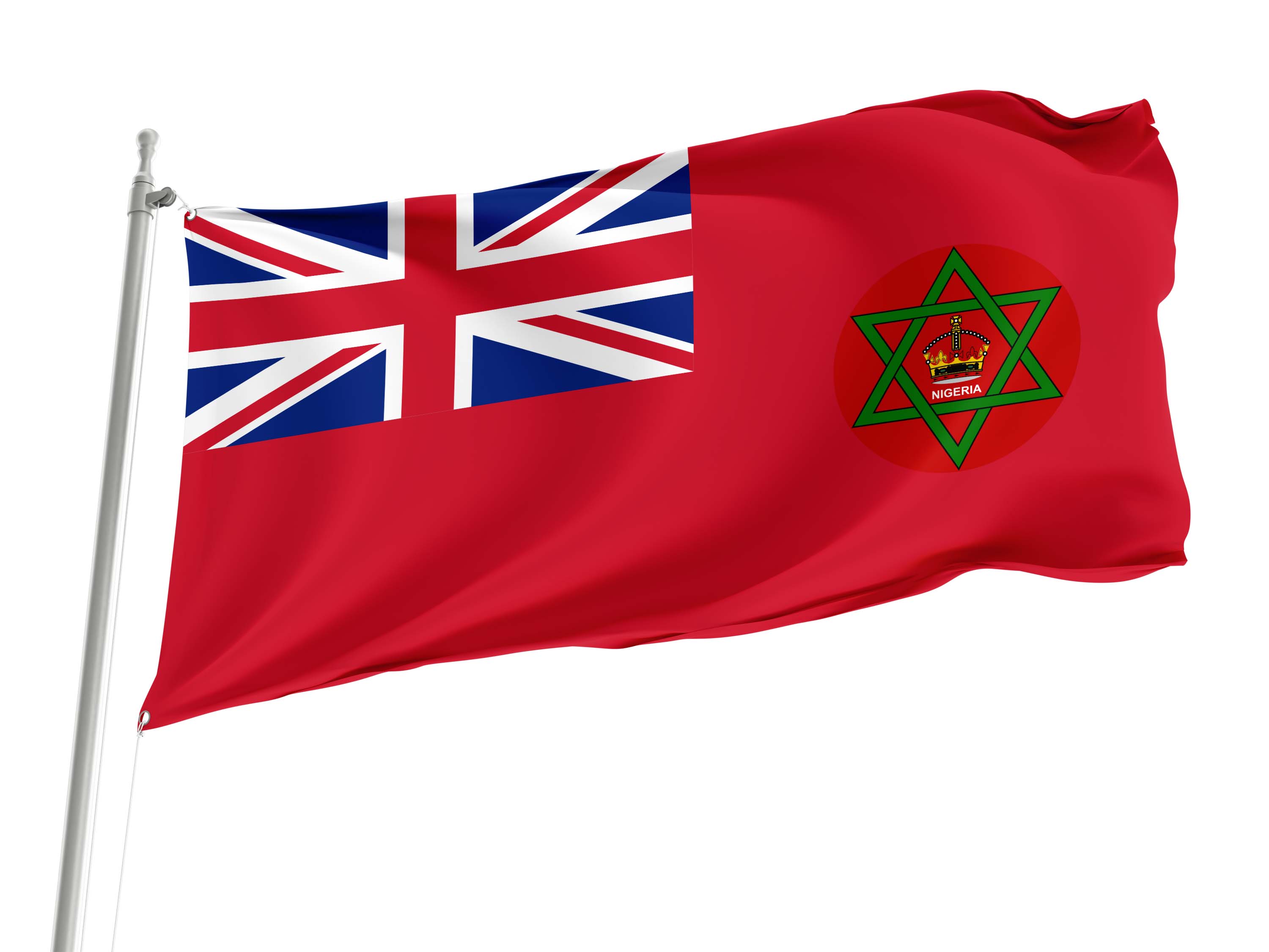 British Nigeria 1914-1952 (Civil Ensign) Flag for Indoor & Outdoor Use