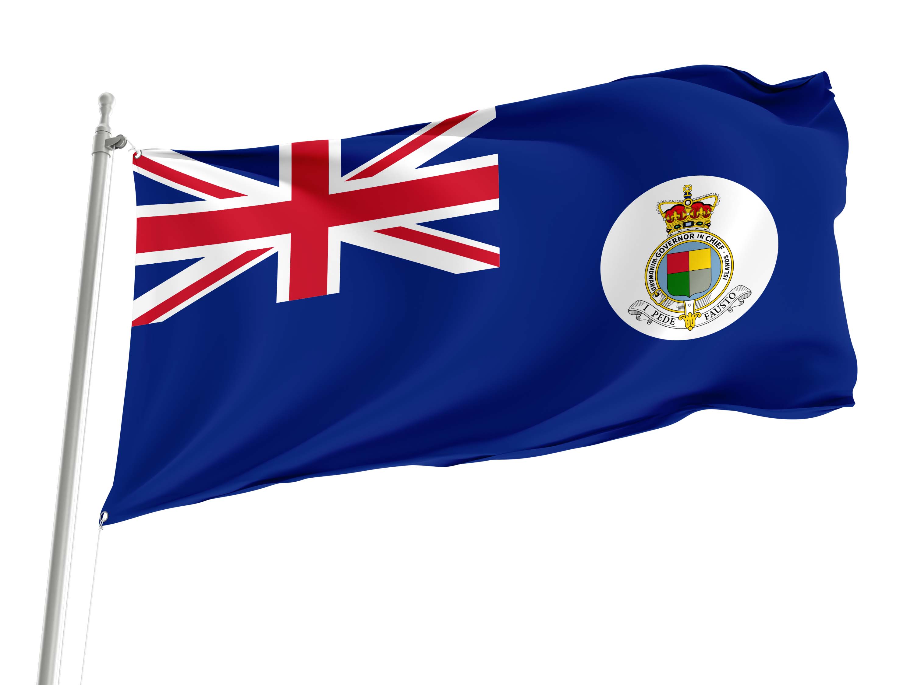 British Windward Islands 1886-1903 Flag for Indoor & Outdoor Use
