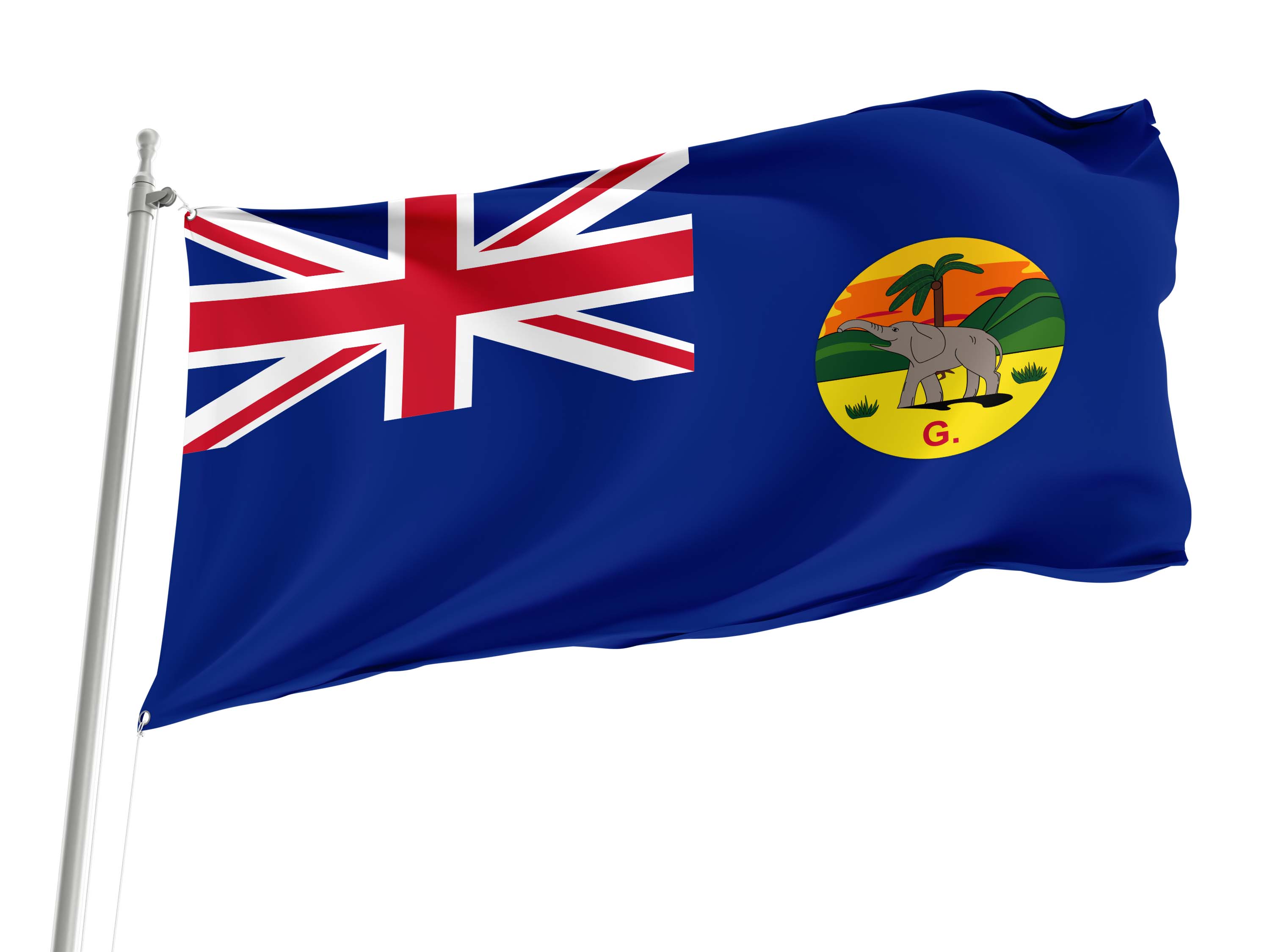 Gambia Colony and Protectorate 1889-1965 Flag for Indoor & Outdoor Use