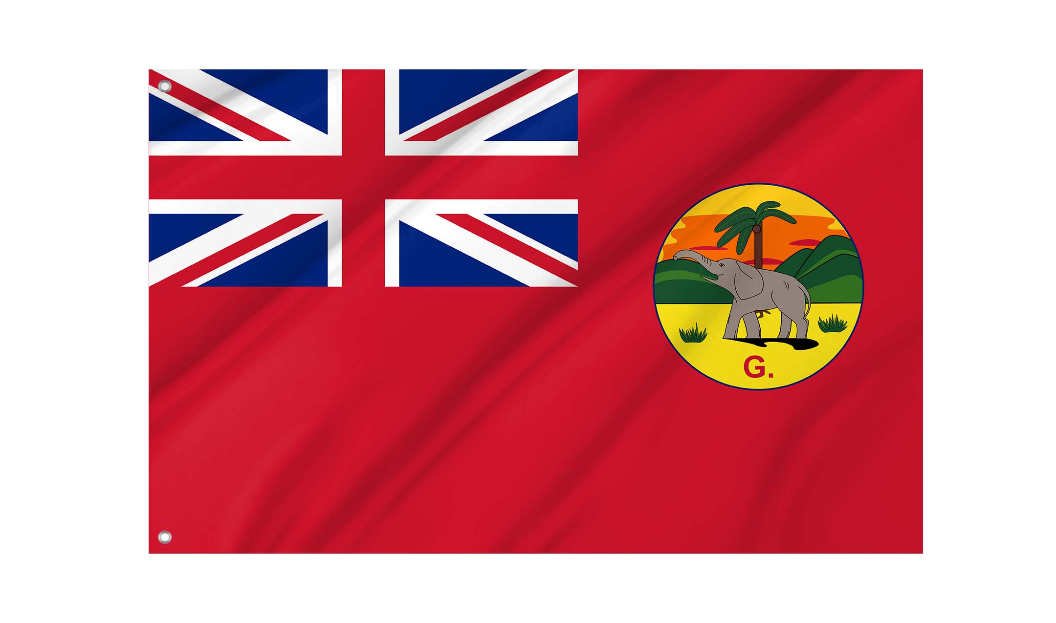 Gambia Colony and Protectorate 1889-1965 Civil Ensign Flag for Indoor & Outdoor Use