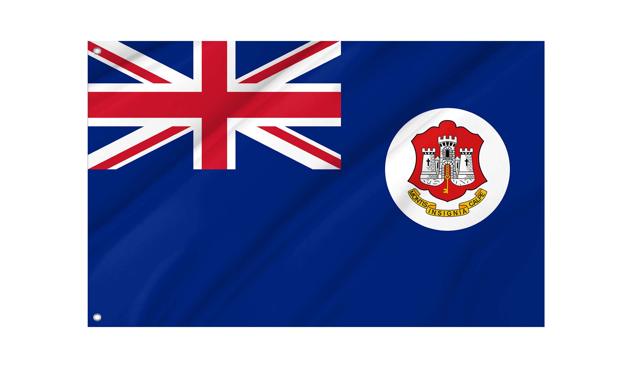 Gibraltar 1875-1921 Flag for Indoor & Outdoor Use