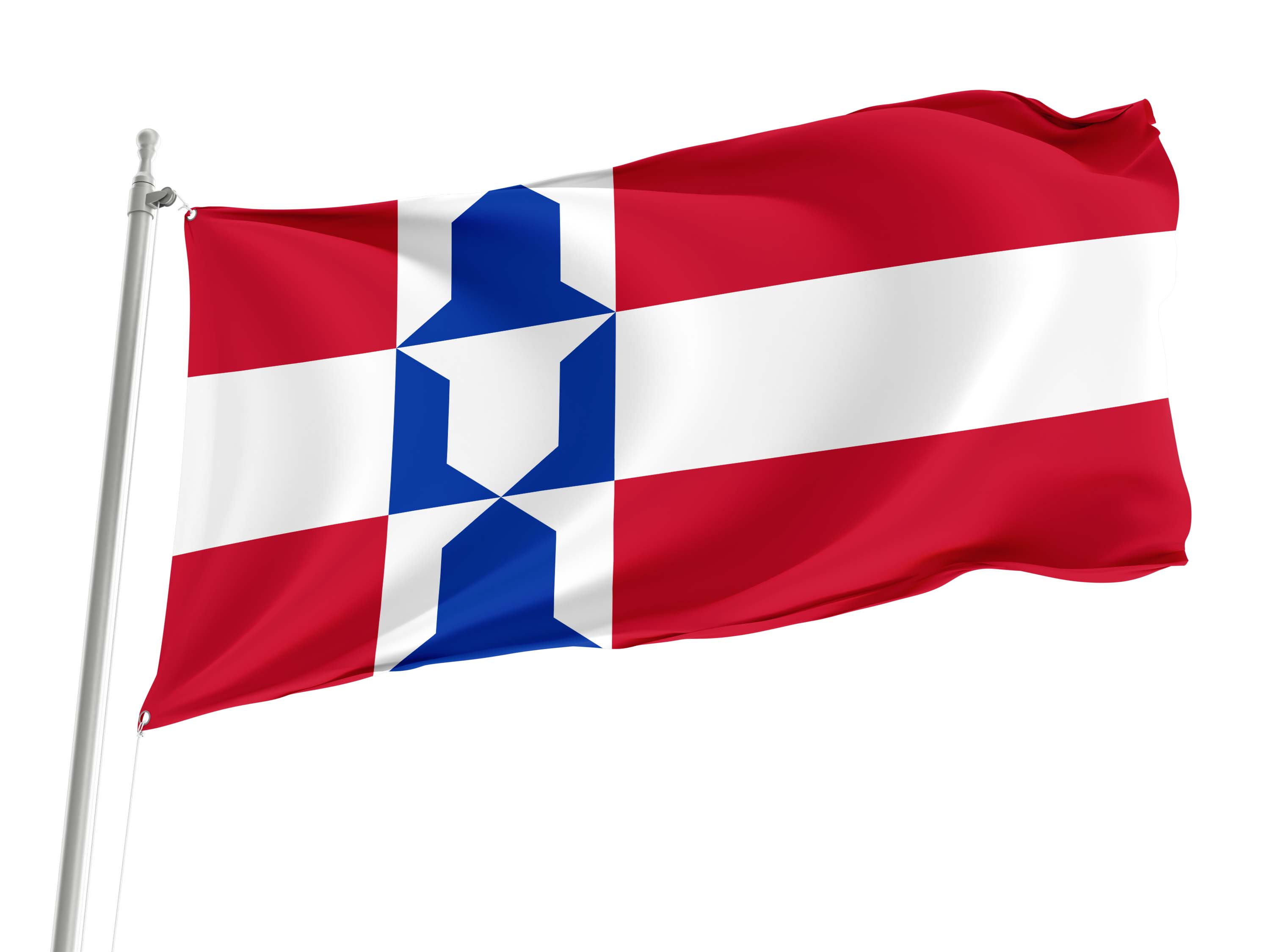 Houten Flag for Indoor & Outdoor Use