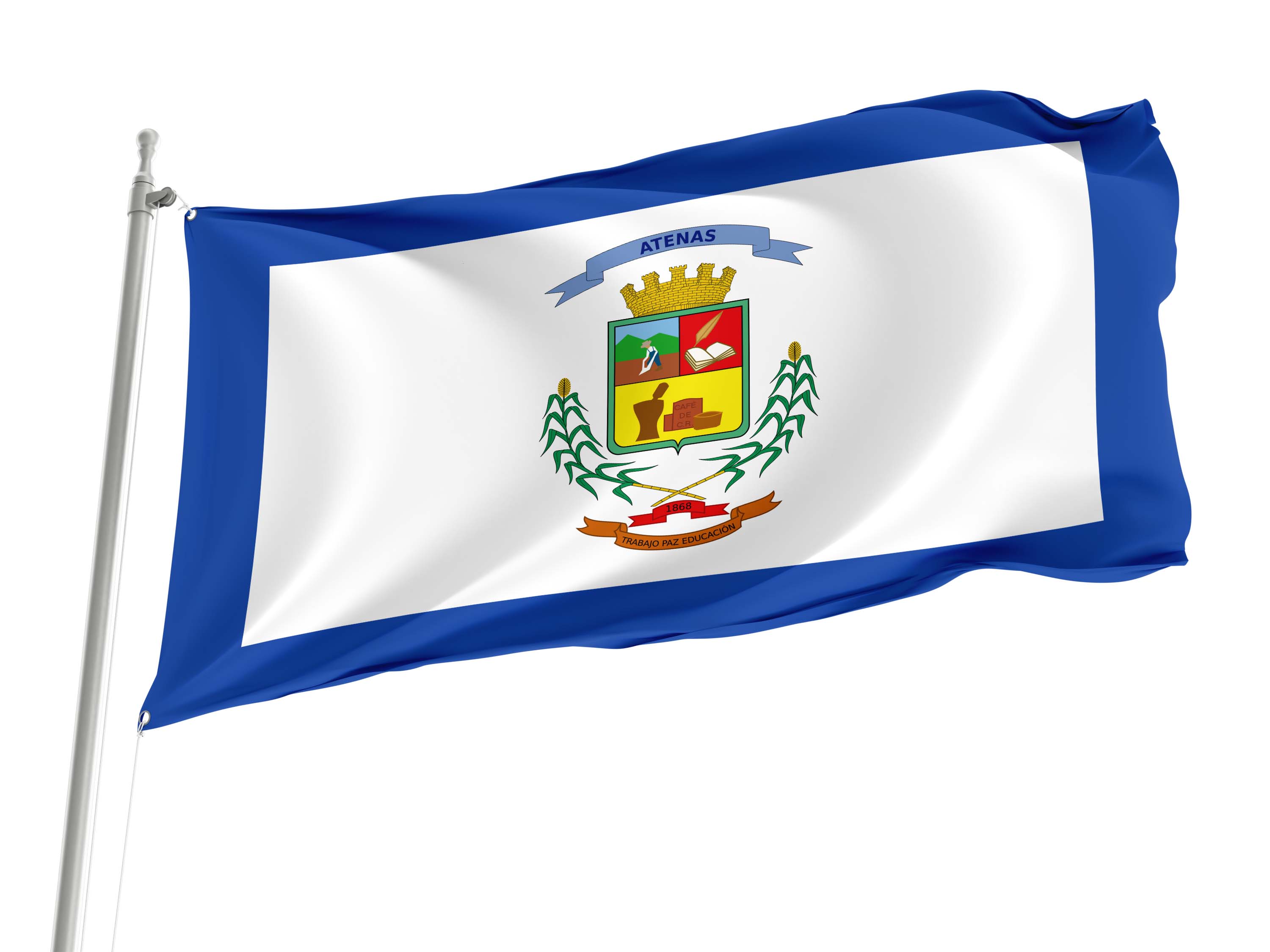 Atenas Flag for Indoor & Outdoor Use