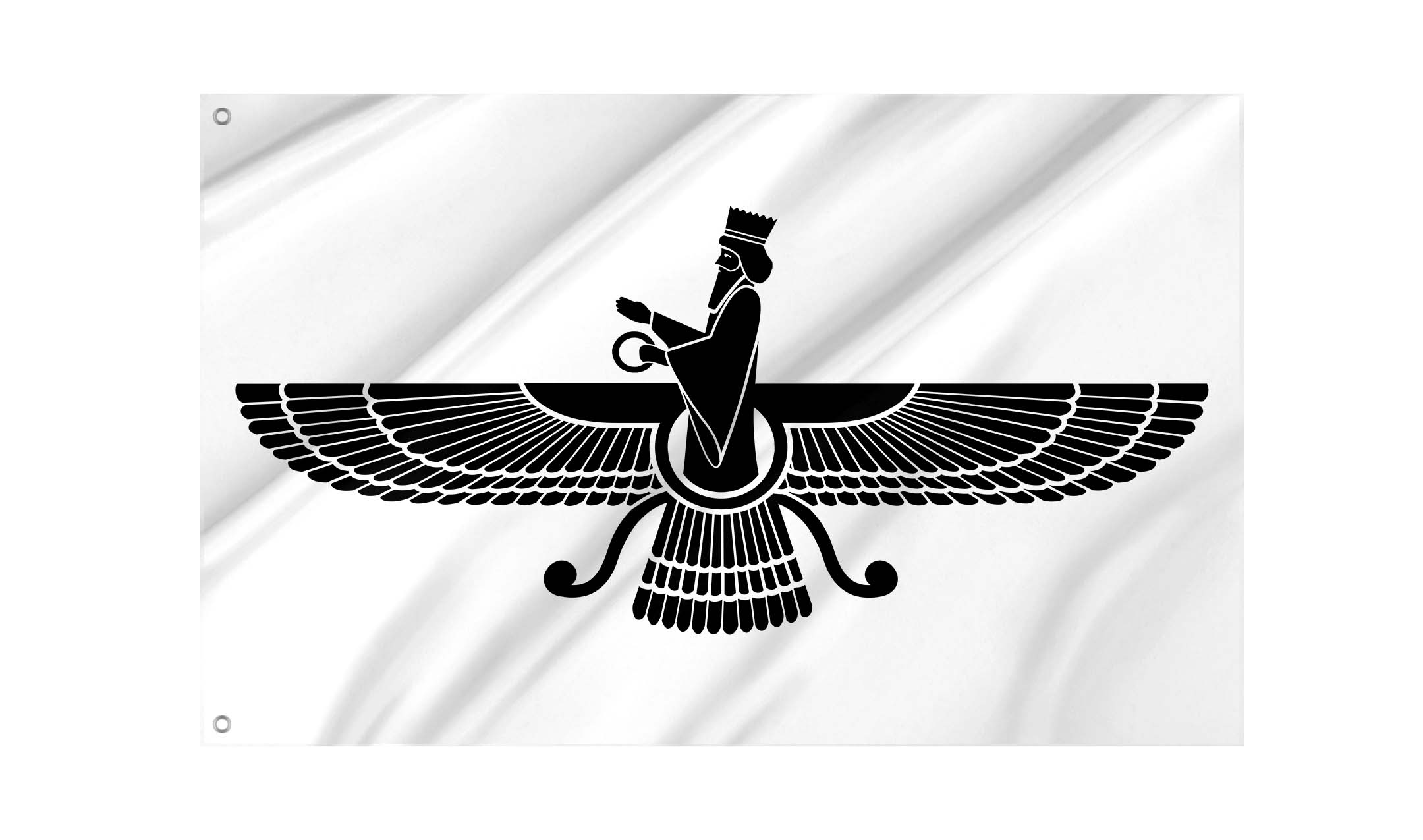 Faravahar Flag for Indoor & Outdoor Use