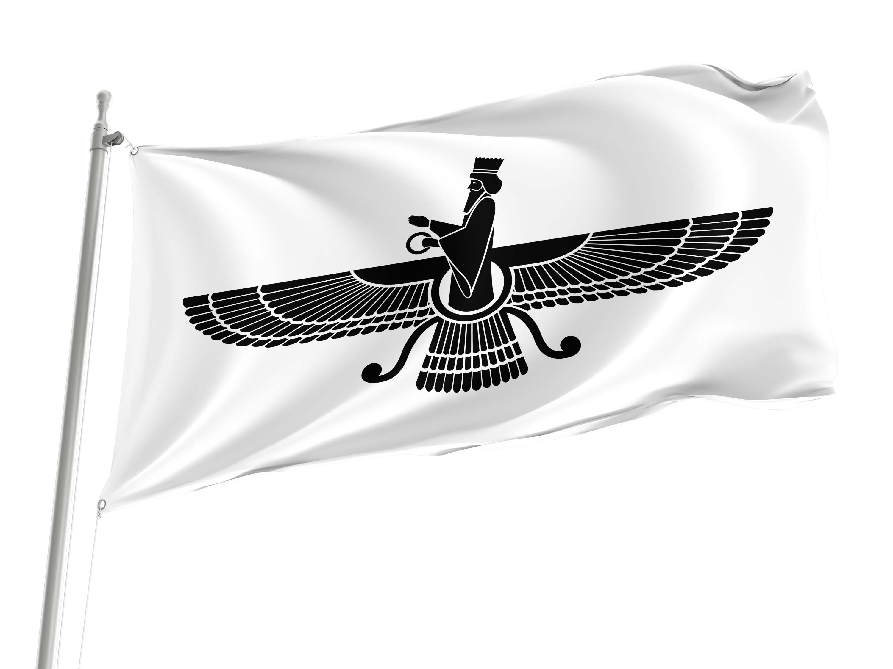 Faravahar Flag for Indoor & Outdoor Use