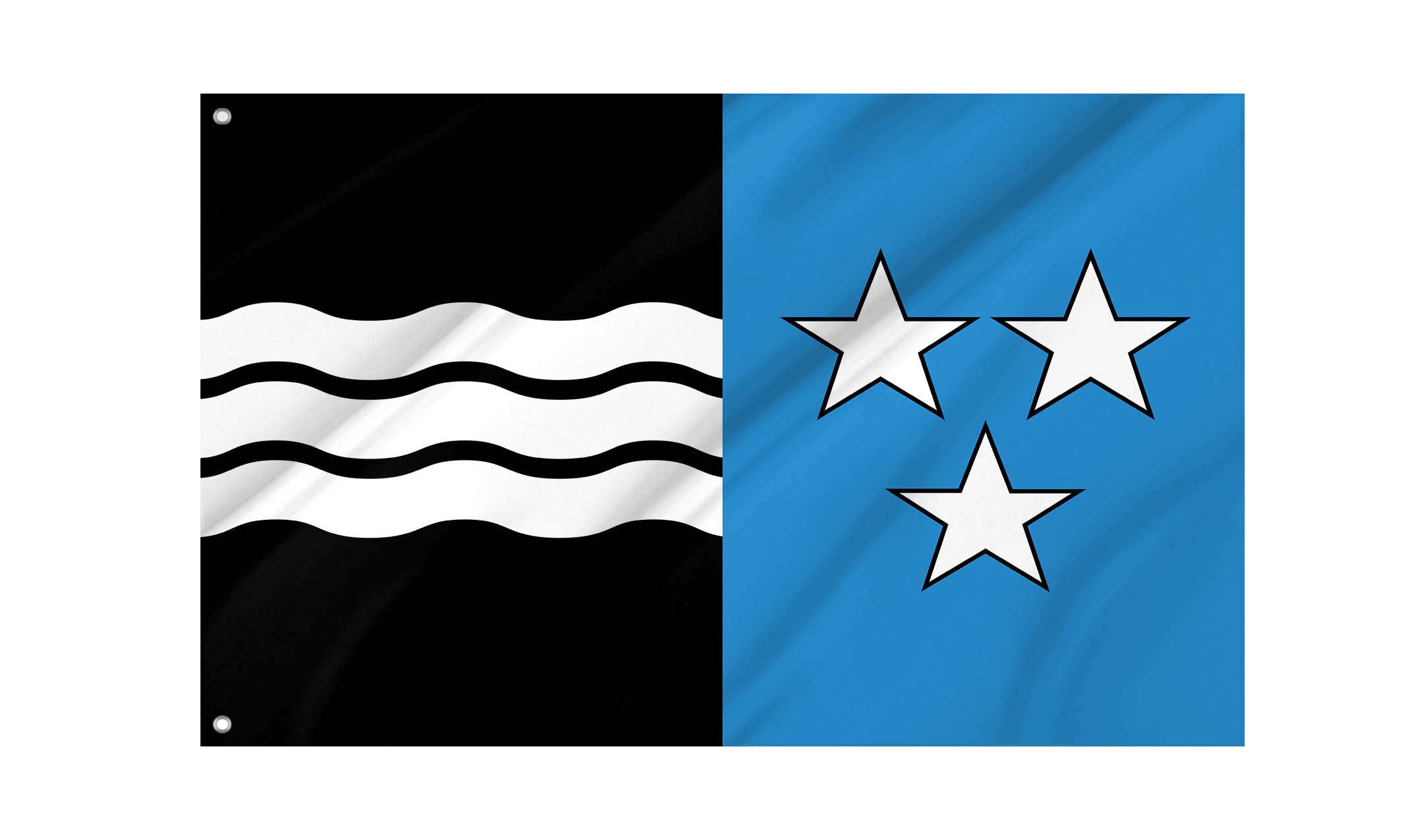 Aargau Canton Flag for Indoor & Outdoor Use