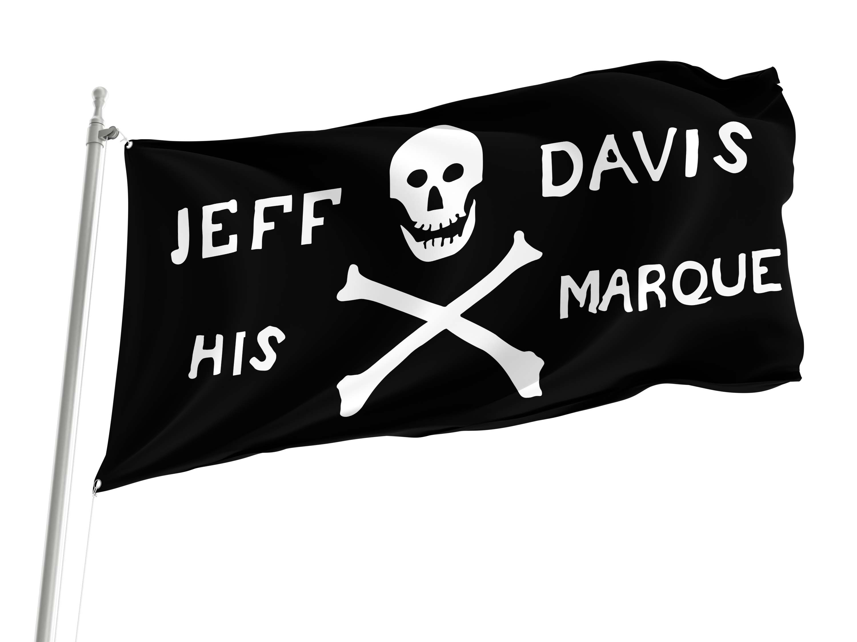 Jeff Davis His Marque Flag for Indoor & Outdoor Use