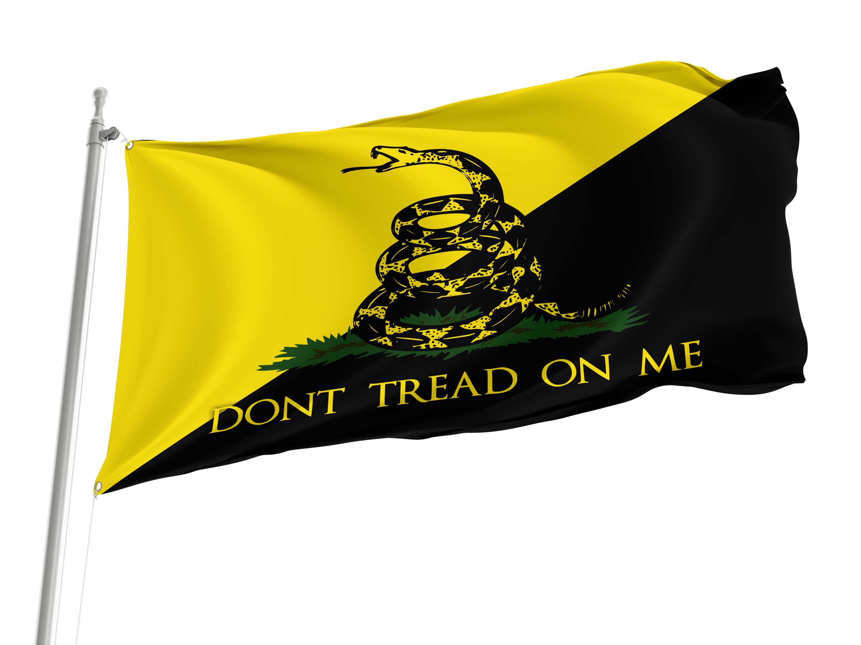 Anarcho-Gadsden Flag for Indoor & Outdoor Use