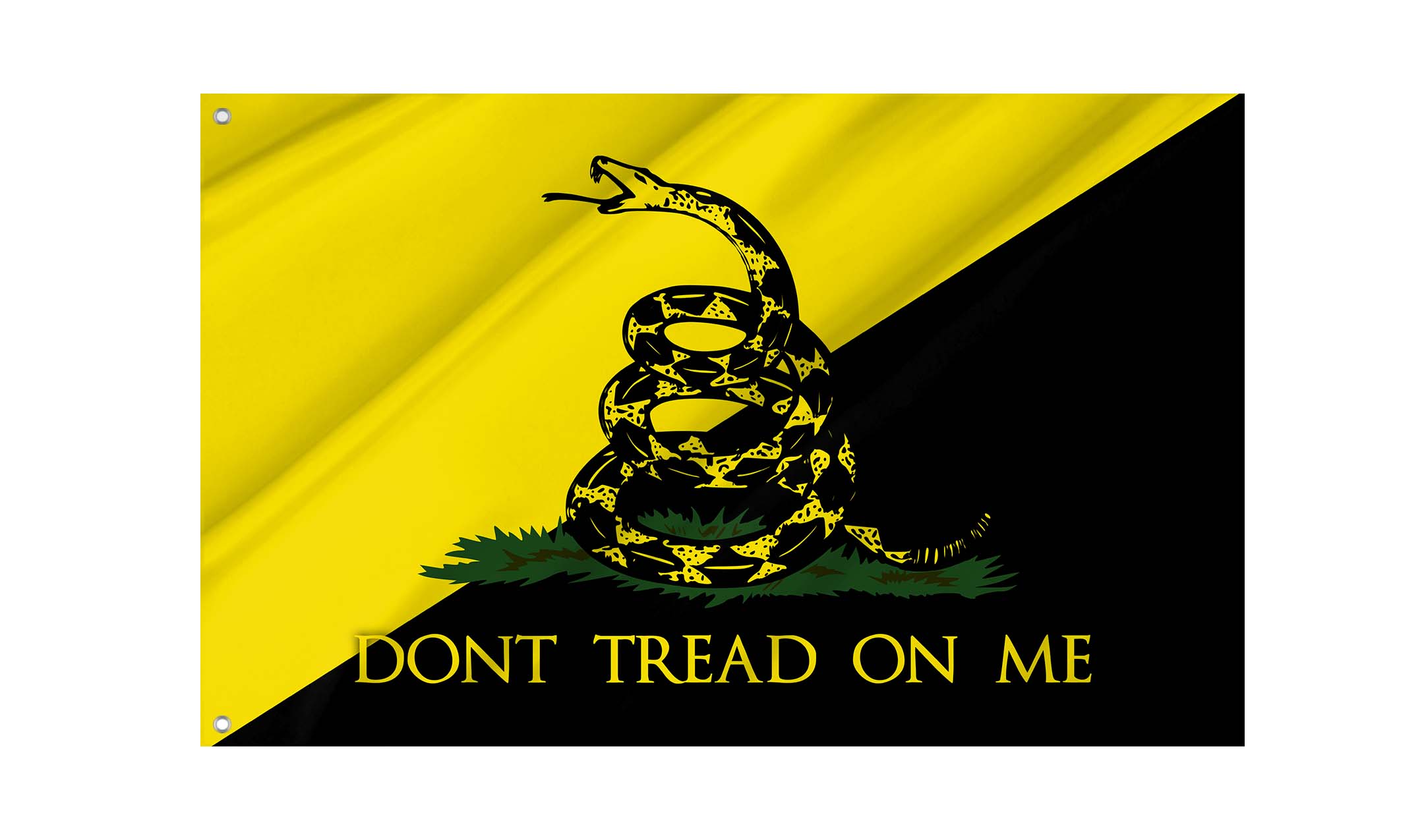 Anarcho-Gadsden Flag for Indoor & Outdoor Use