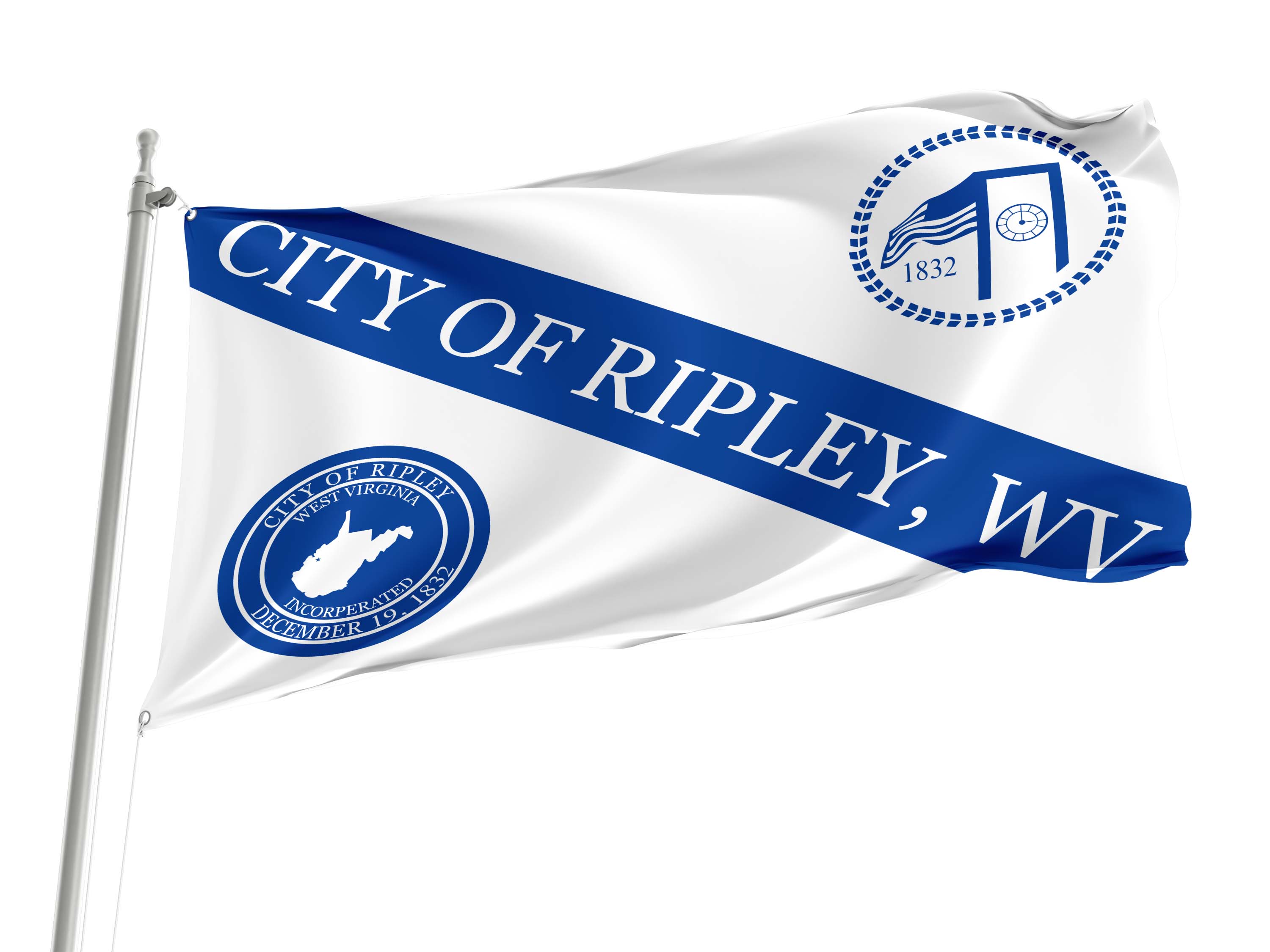 Ripley, West Virginia Flag for Indoor & Outdoor Use