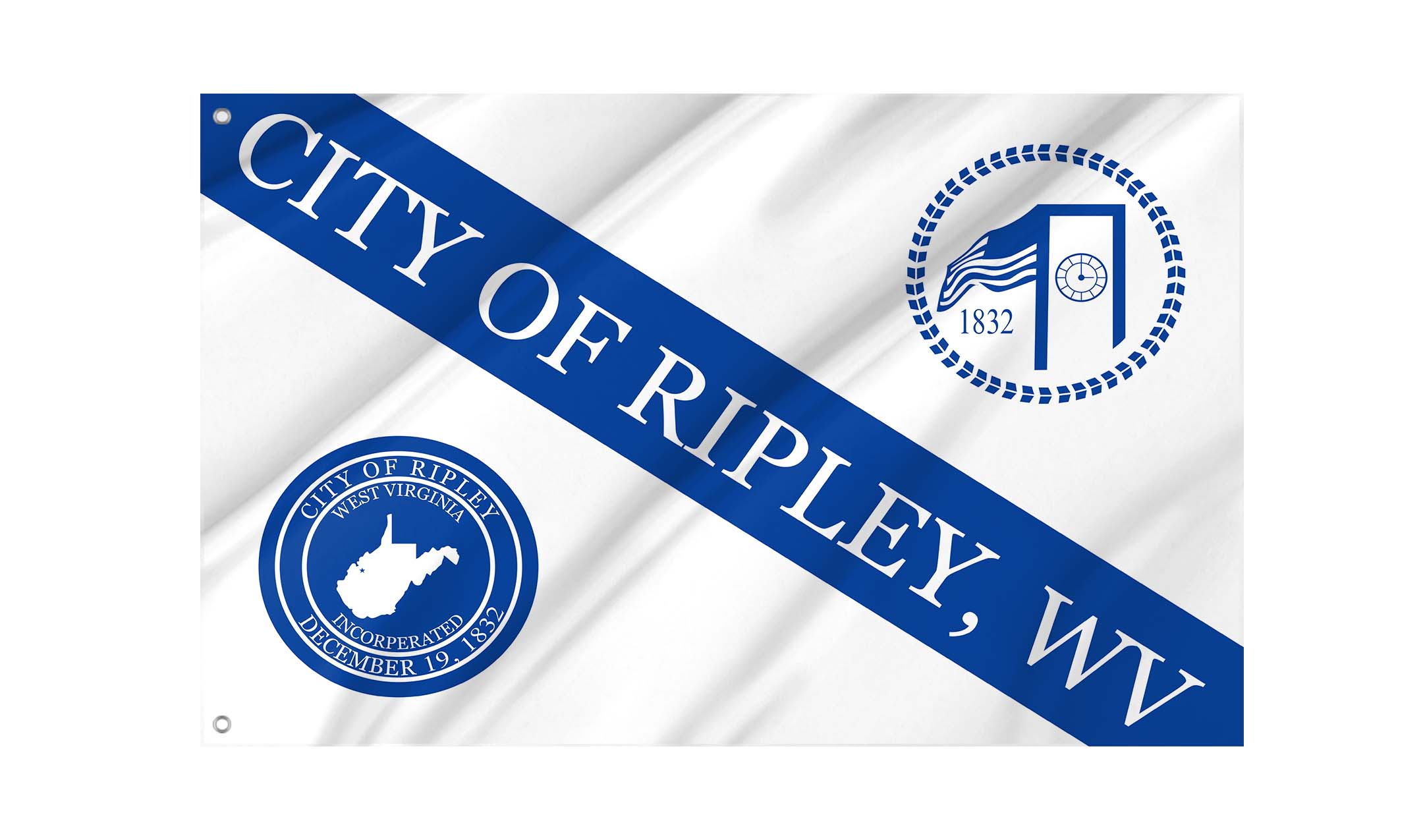 Ripley, West Virginia Flag for Indoor & Outdoor Use