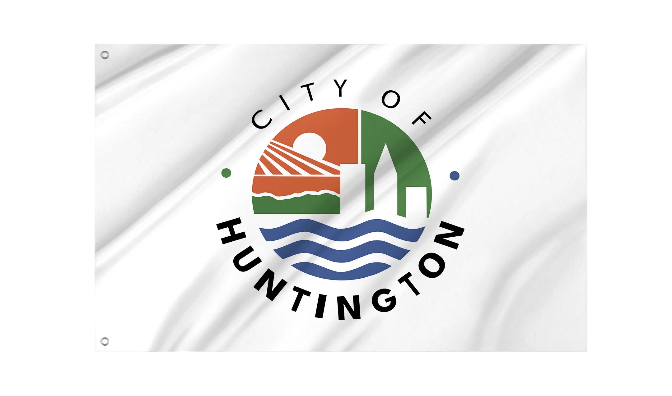 Huntington, West Virginia 2004-2021 Flag for Indoor & Outdoor Use