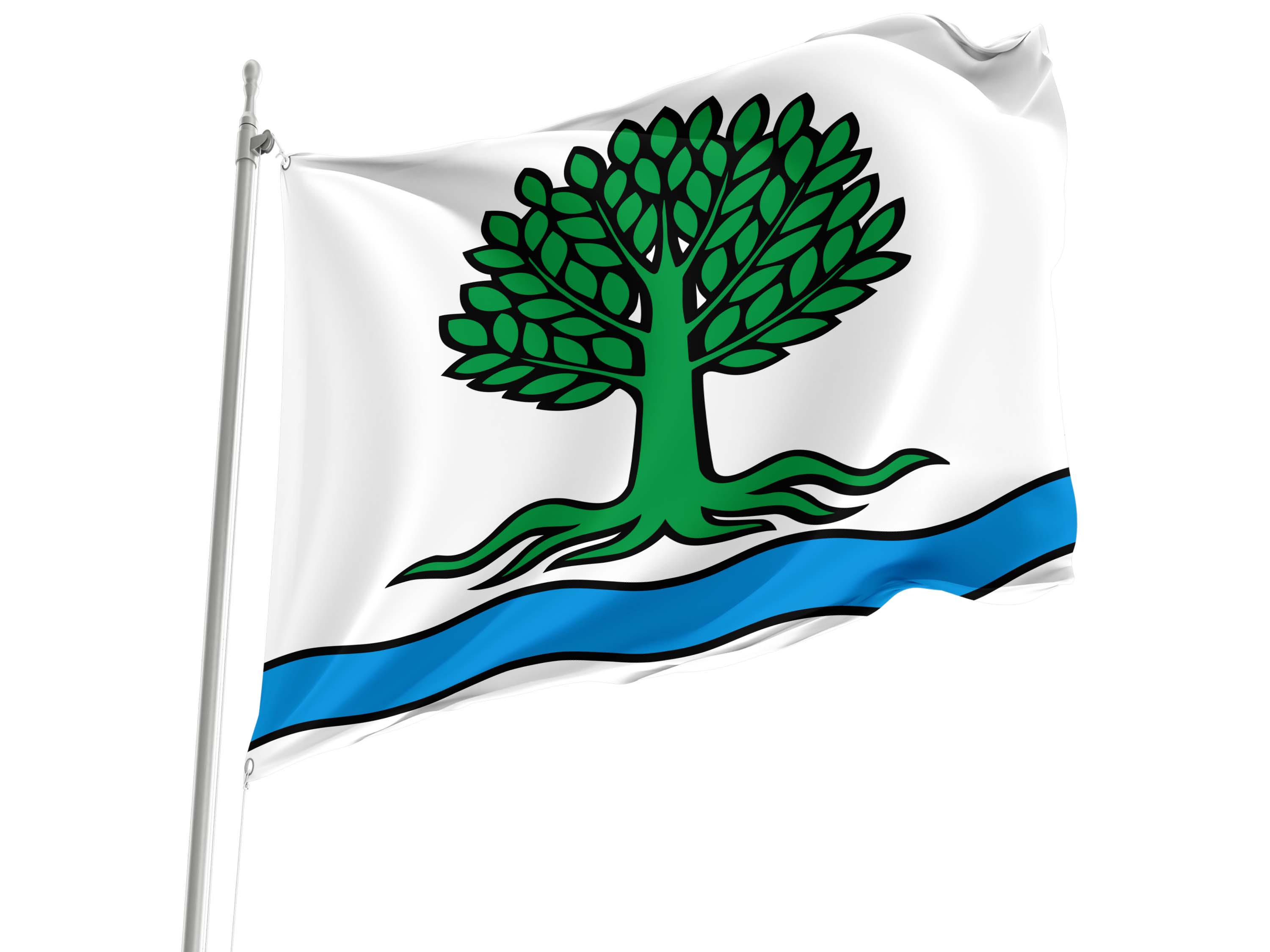 Bünzen Flag for Indoor & Outdoor Use