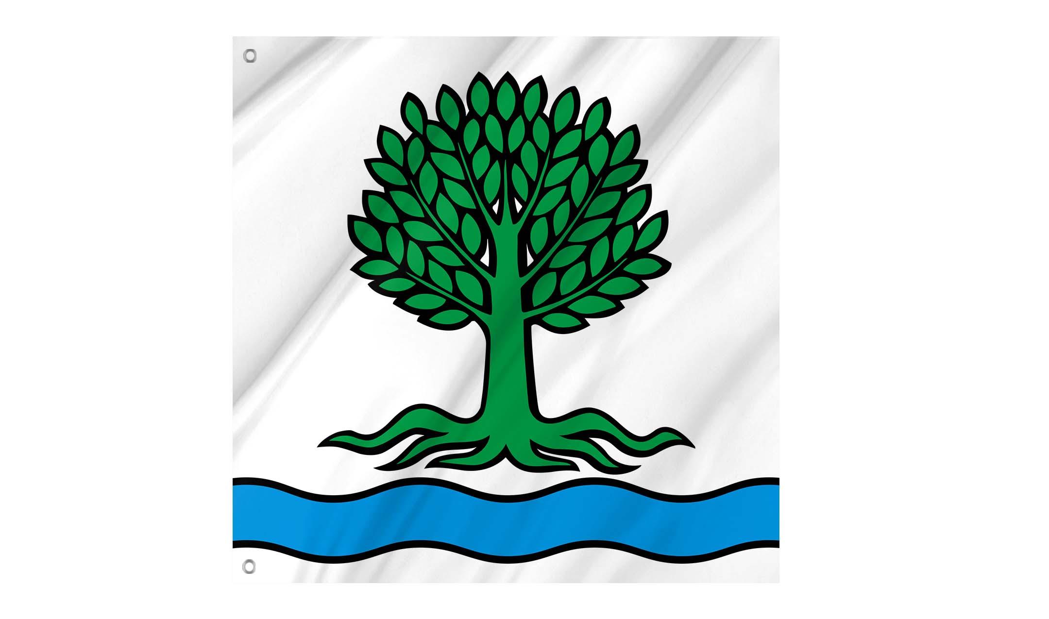 Bünzen Flag for Indoor & Outdoor Use