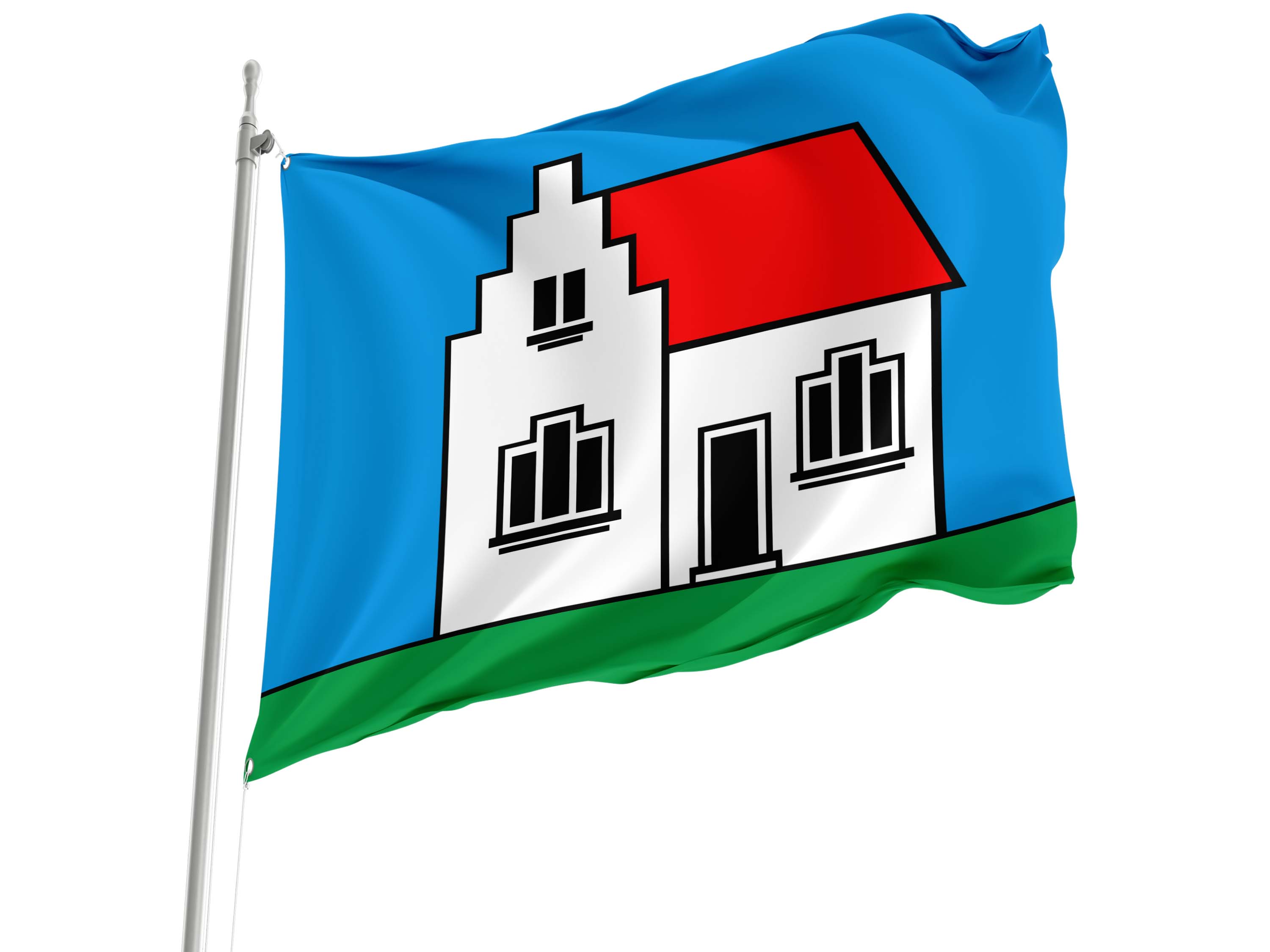 Hausen bei Brugg Flag for Indoor & Outdoor Use