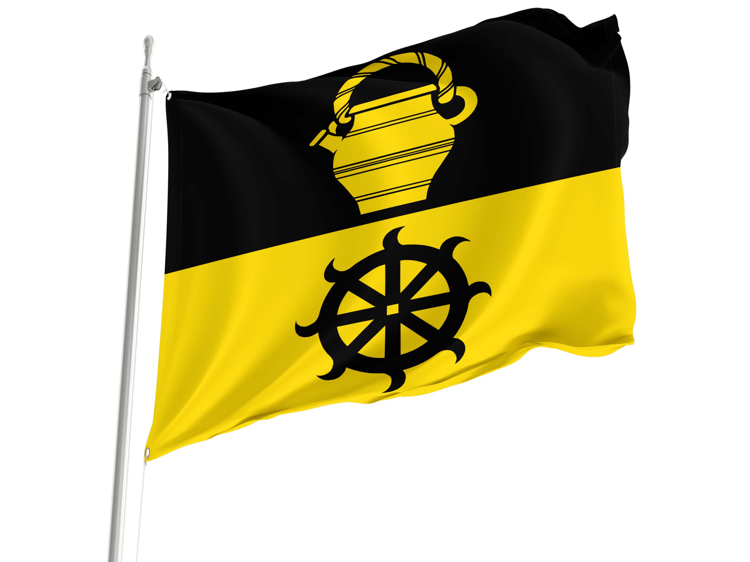 Herznach-Ueken Flag for Indoor & Outdoor Use