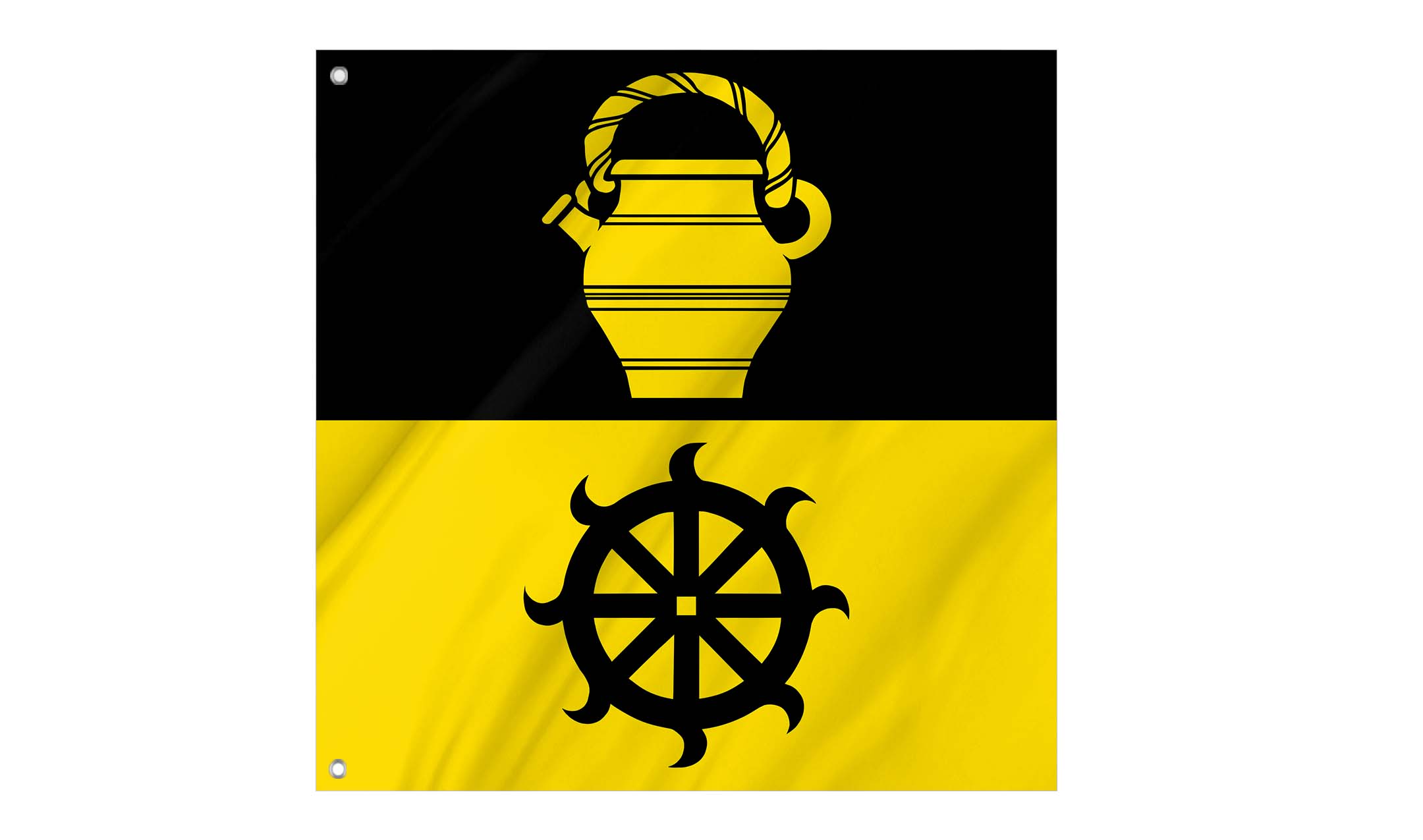Herznach-Ueken Flag for Indoor & Outdoor Use