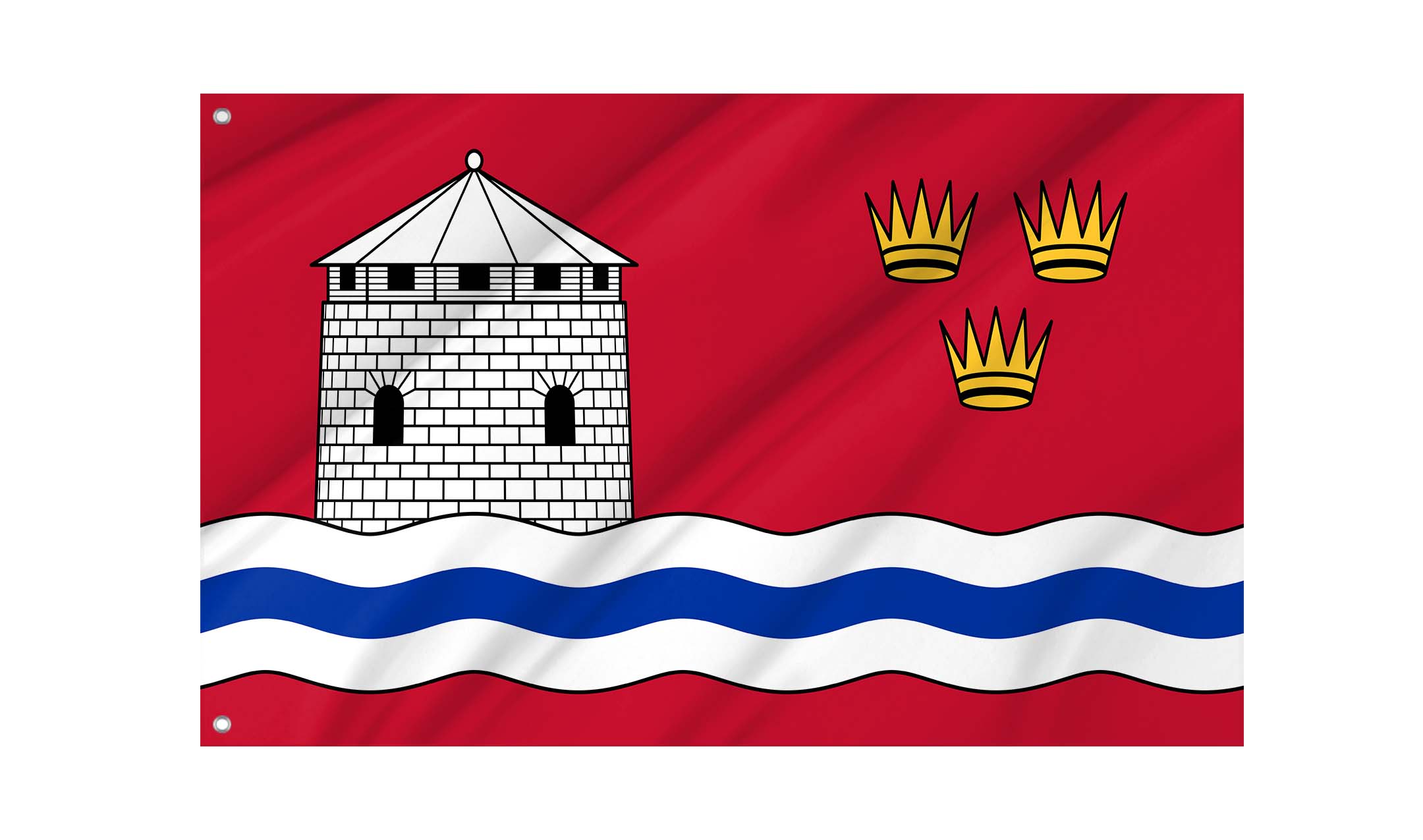 Kingston Flag for Indoor & Outdoor Use