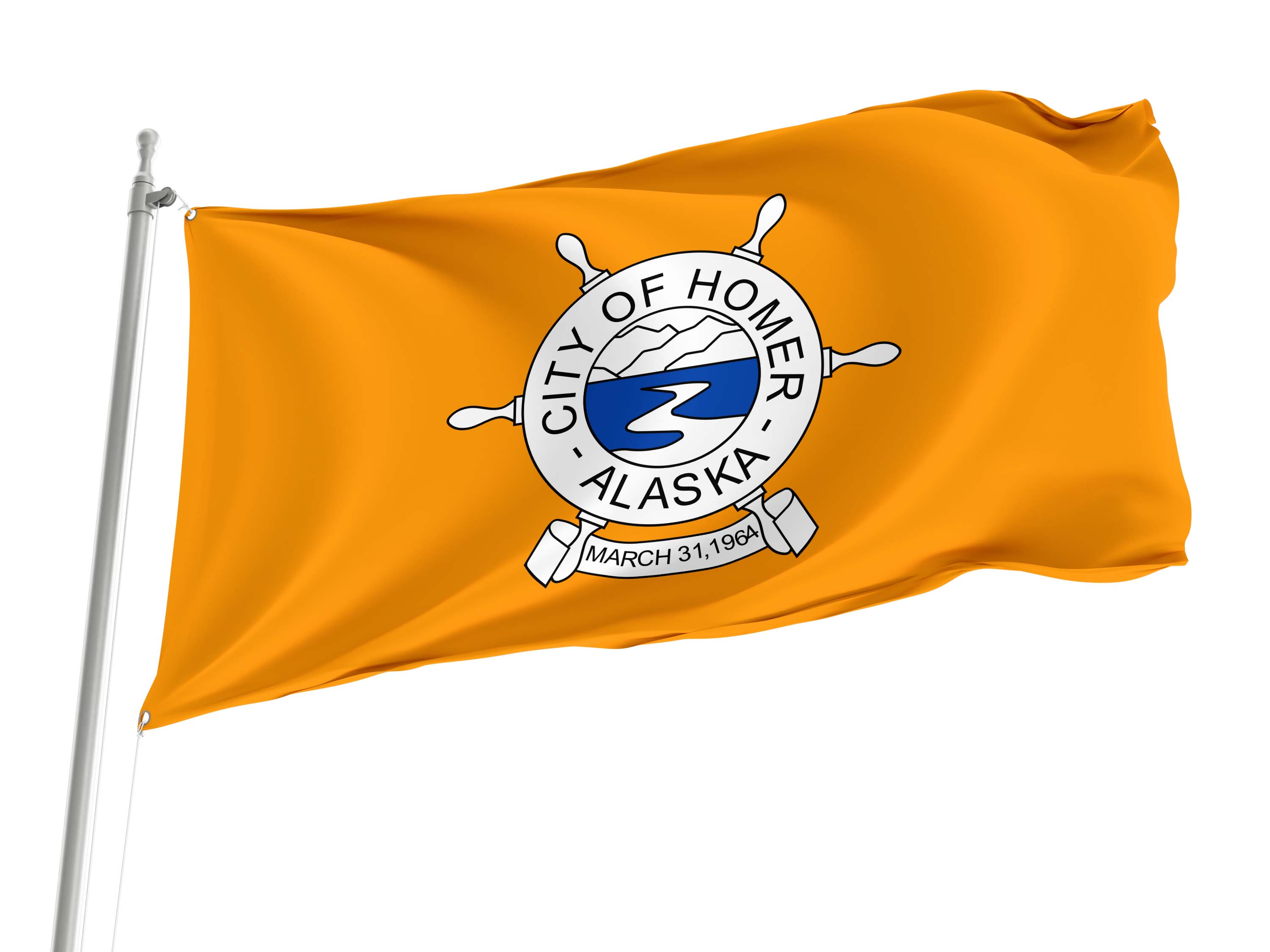 Homer Flag for Indoor & Outdoor Use