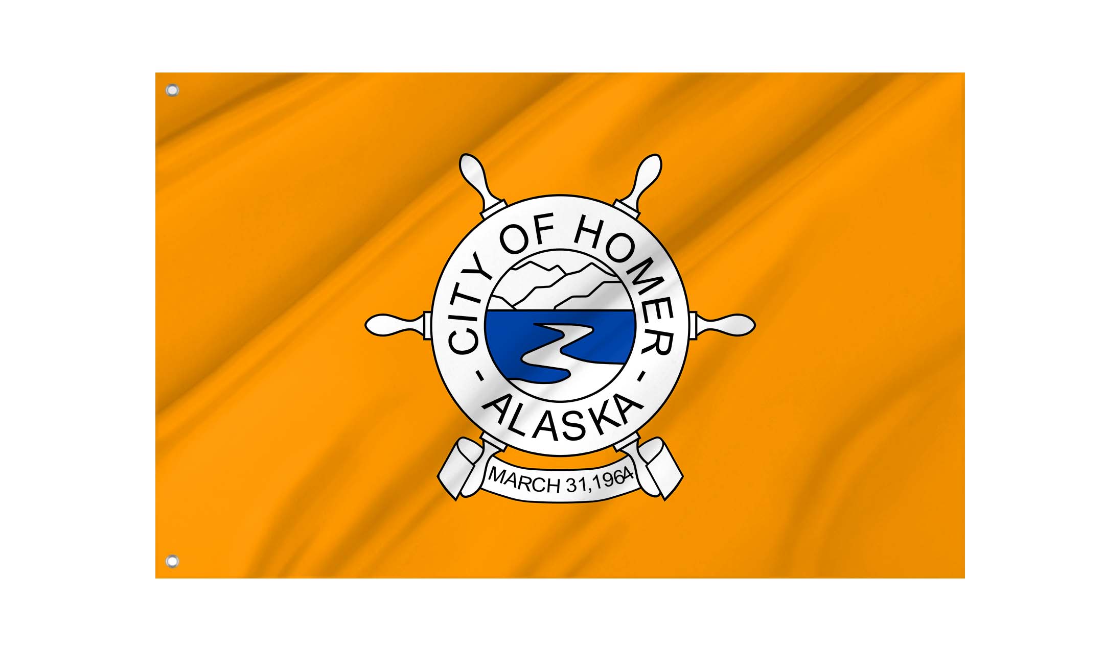 Homer Flag for Indoor & Outdoor Use