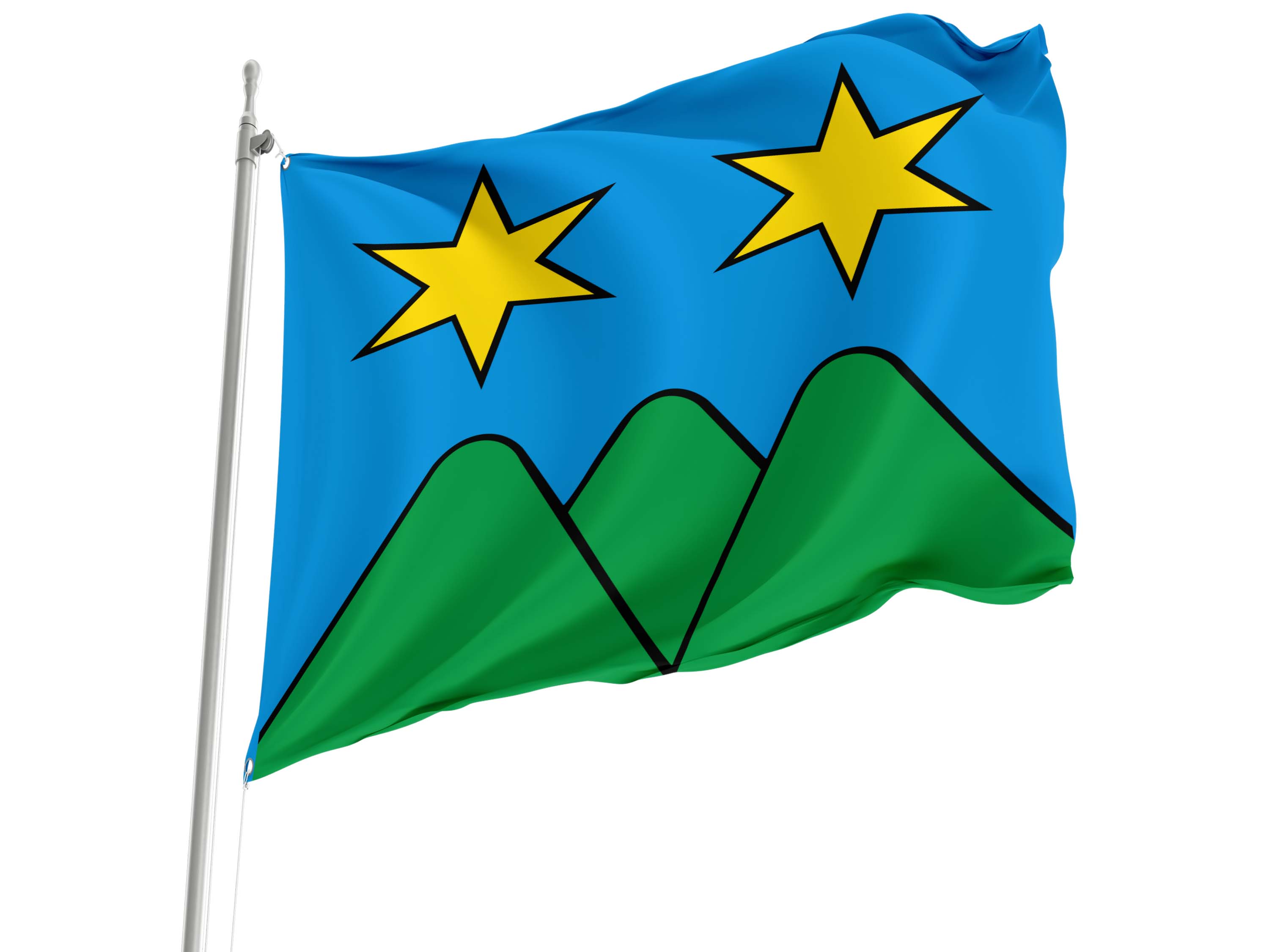 Schneisingen Flag for Indoor & Outdoor Use