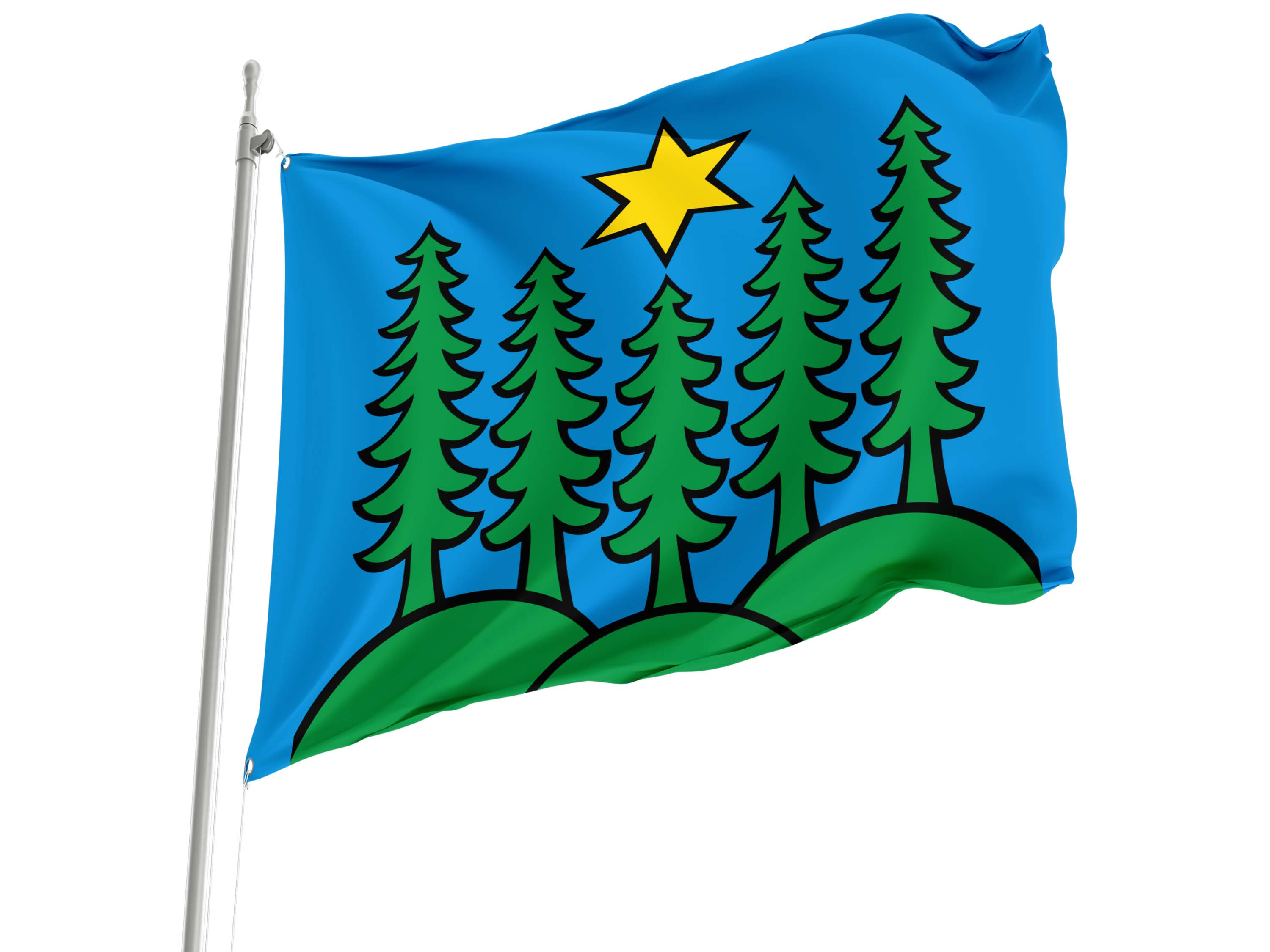 Zuzgen Flag for Indoor & Outdoor Use