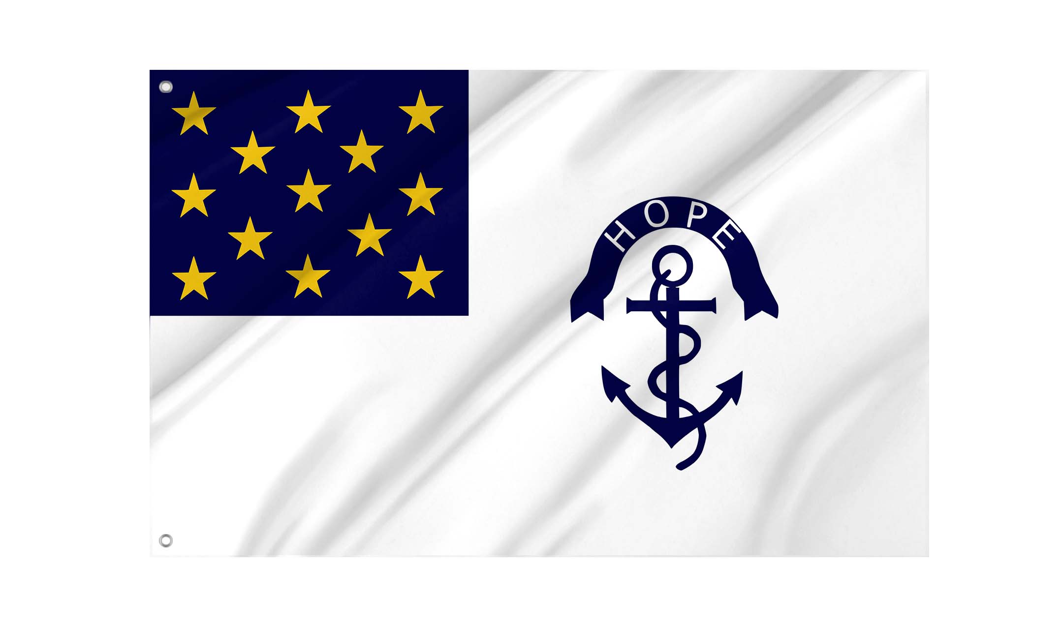 Rhode Island Regimental Flag for Indoor & Outdoor Use