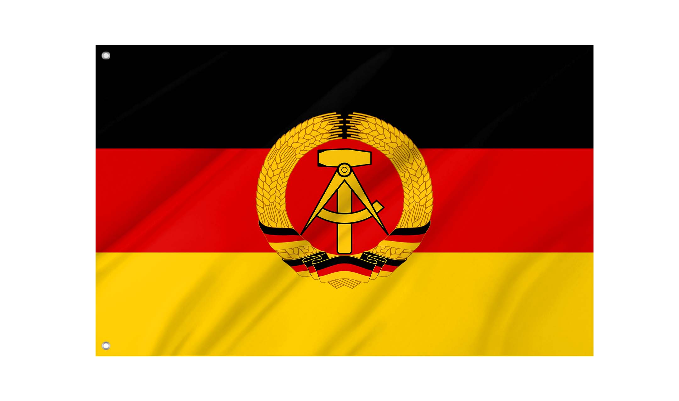 German Democratic Republic Flag for Indoor & Outdoor Use