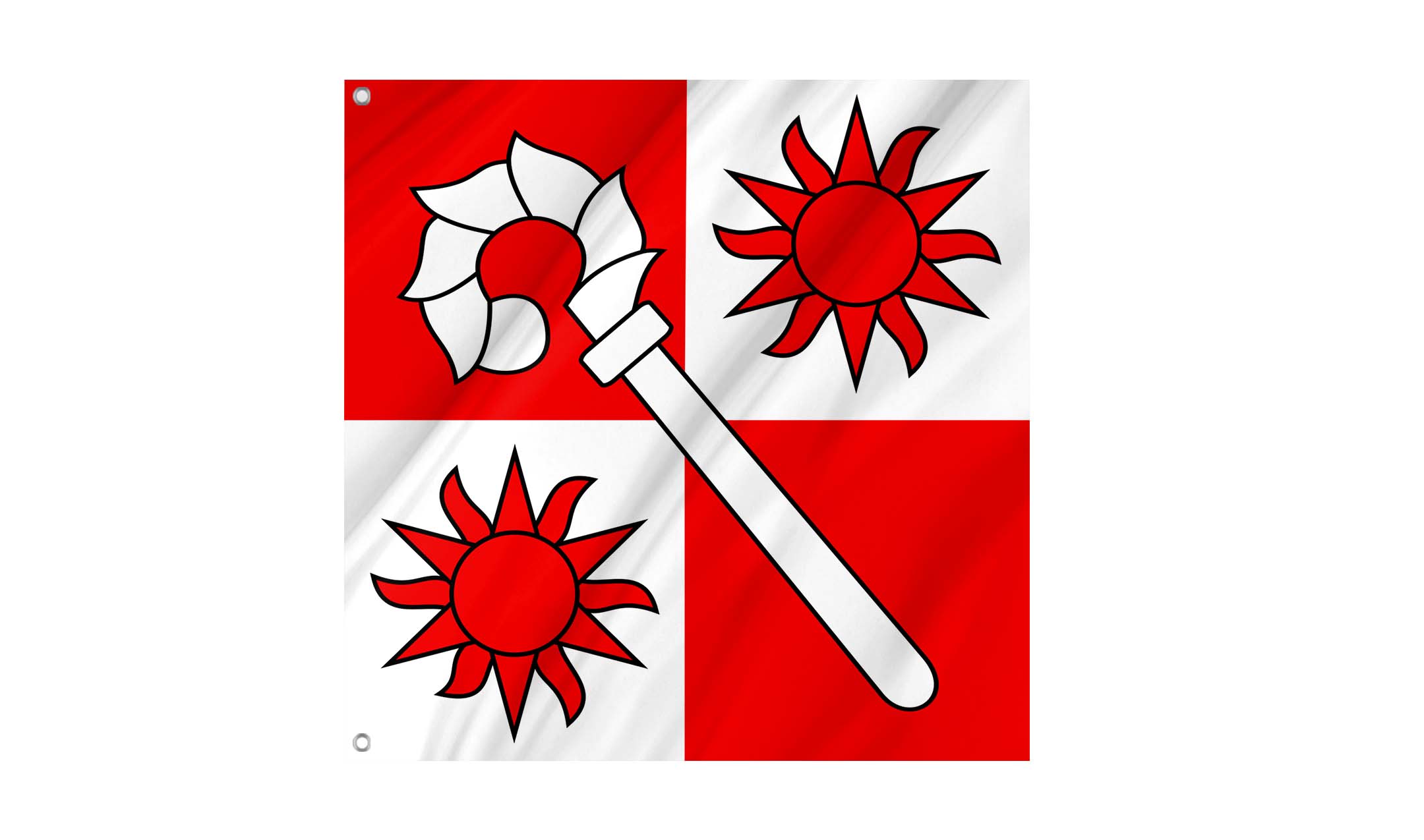Bellmund Flag for Indoor & Outdoor Use