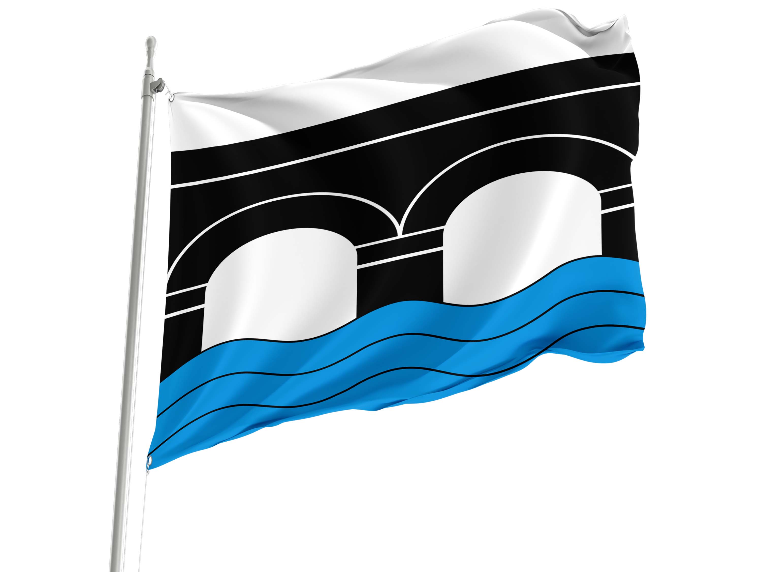 Brügg BE Flag for Indoor & Outdoor Use