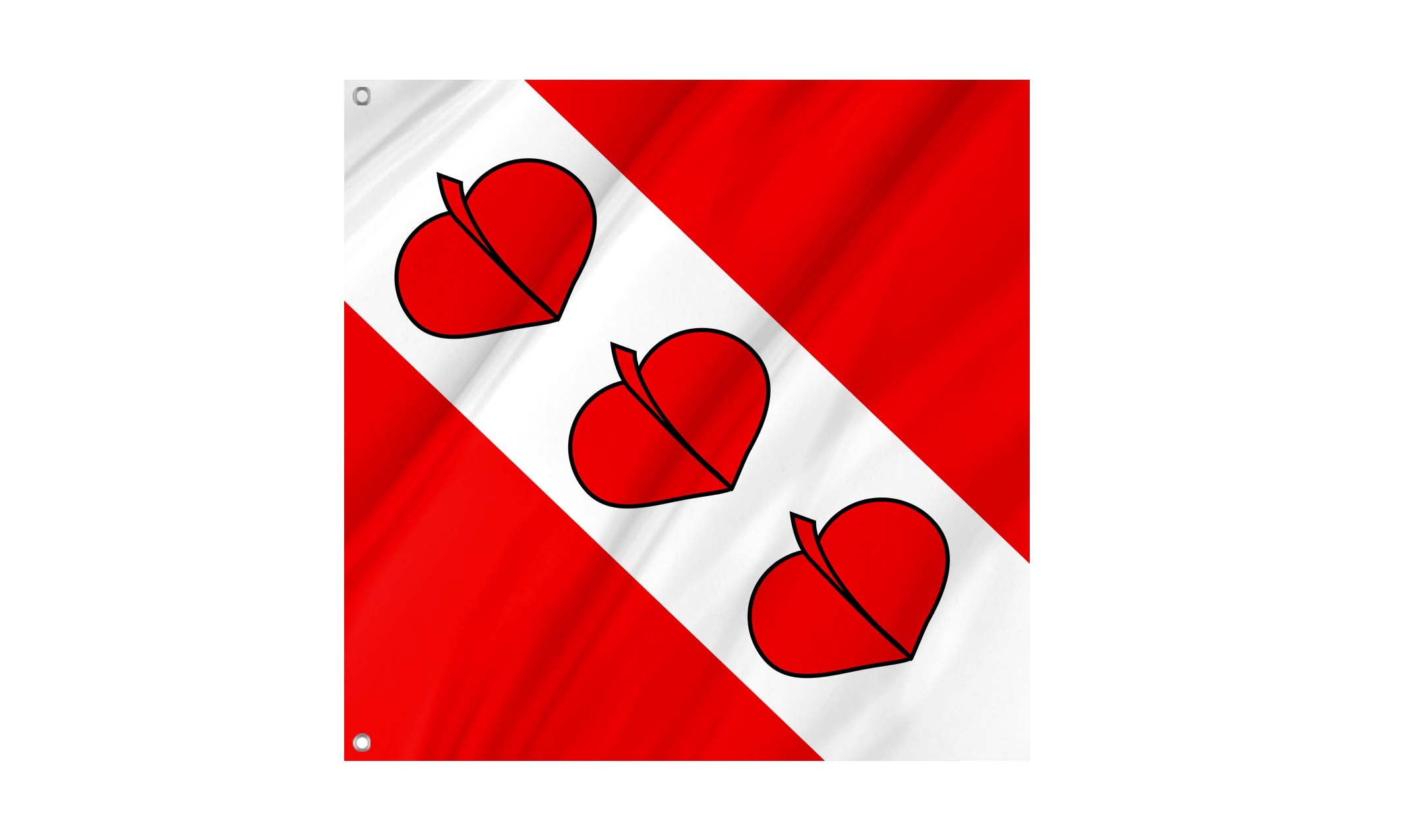 Courtelary Flag for Indoor & Outdoor Use