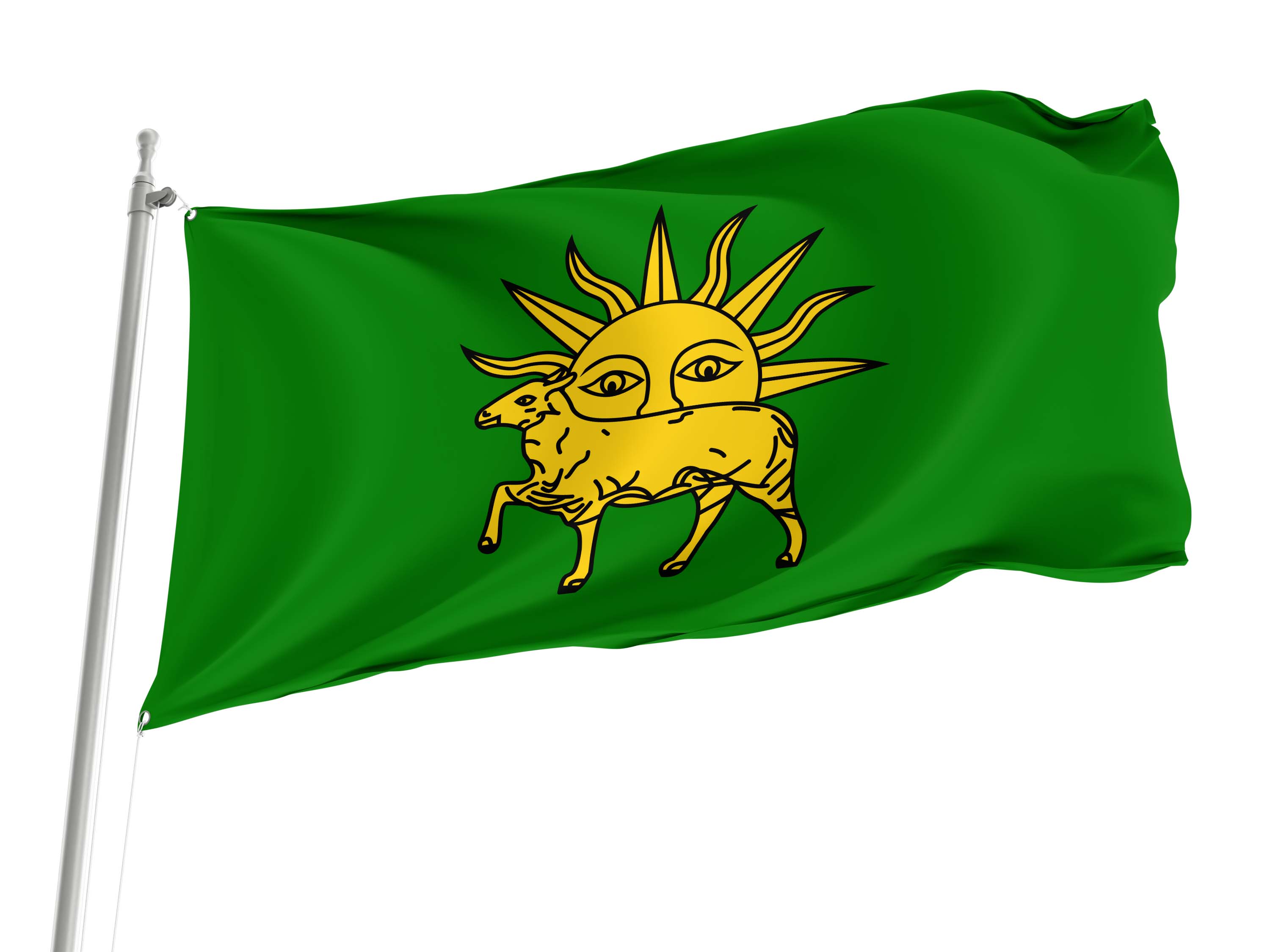 Safavid Dynasty under Tahmasp I (1524-1576) Flag