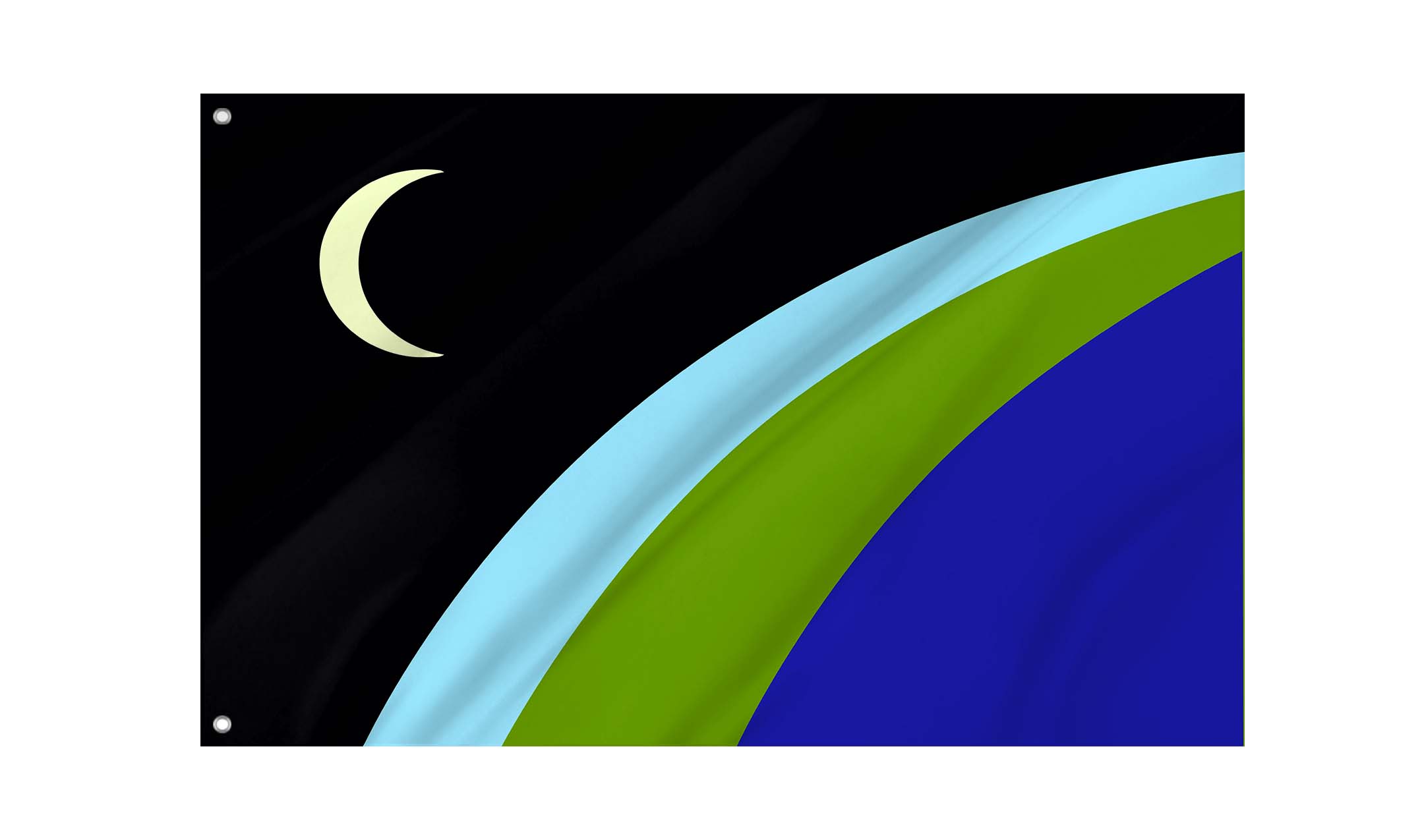 Planet Terra Flag for Indoor & Outdoor Use