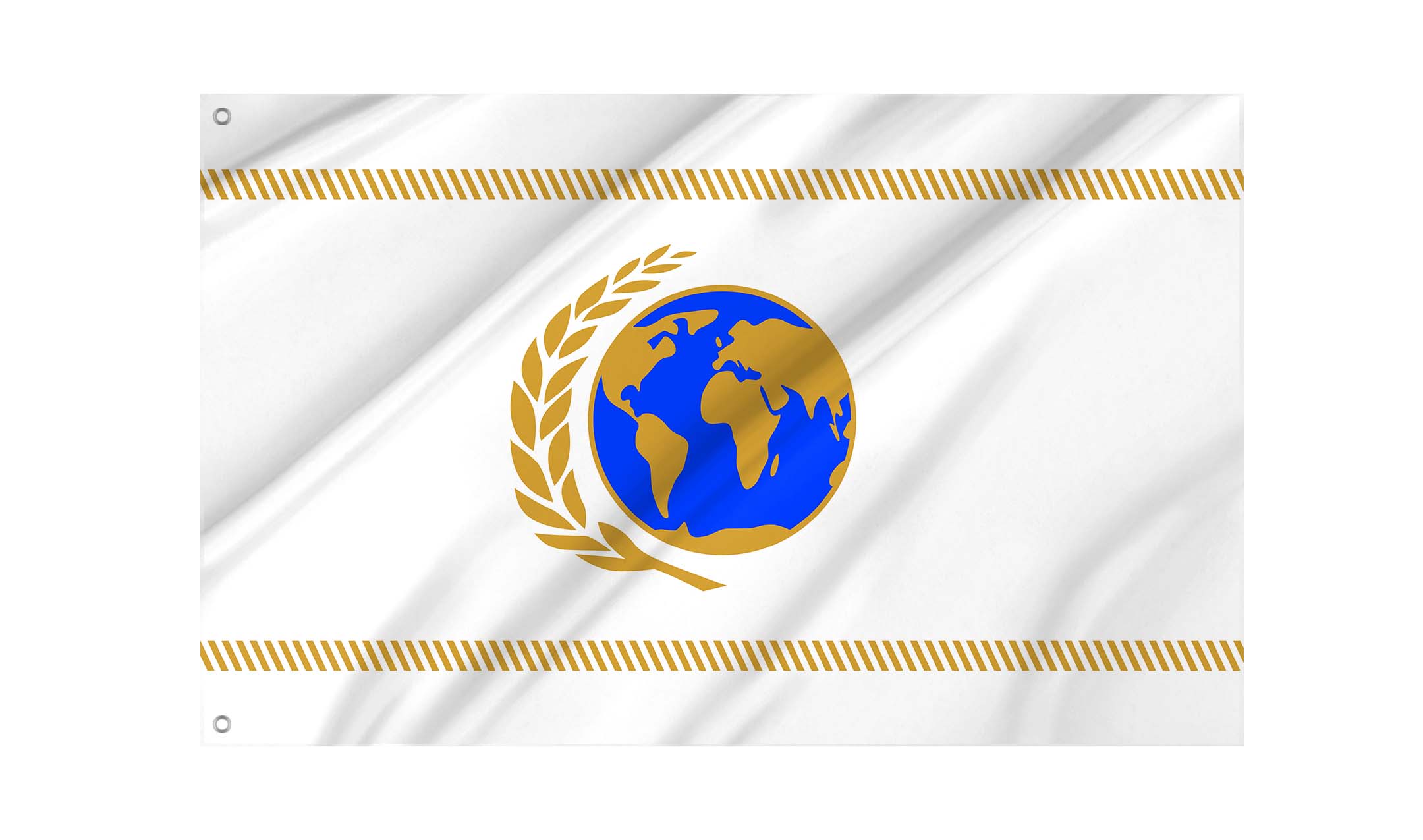 United Earth Flag for Indoor & Outdoor Use