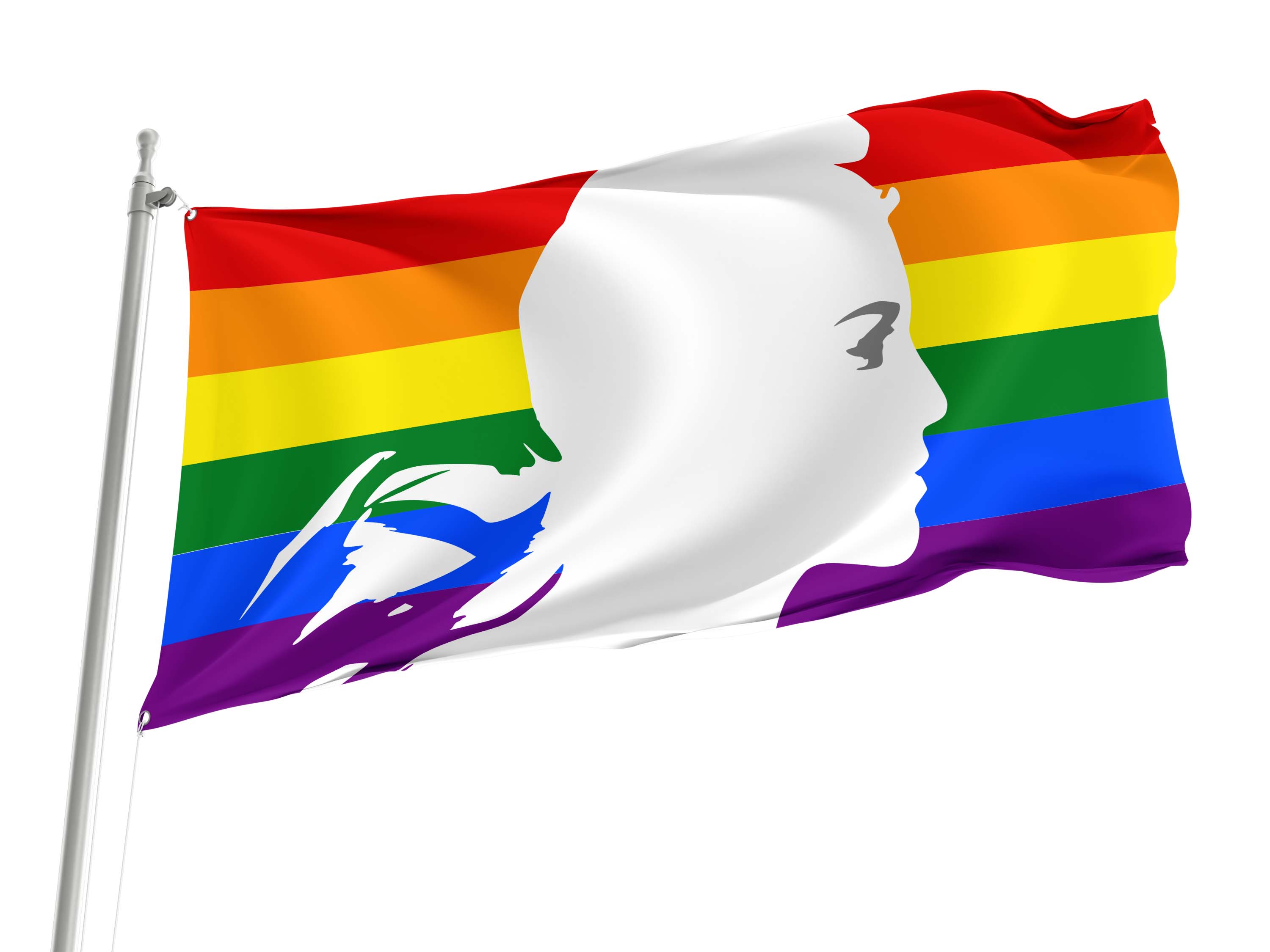 Bandeau Rainbow France Flag for Indoor & Outdoor Use
