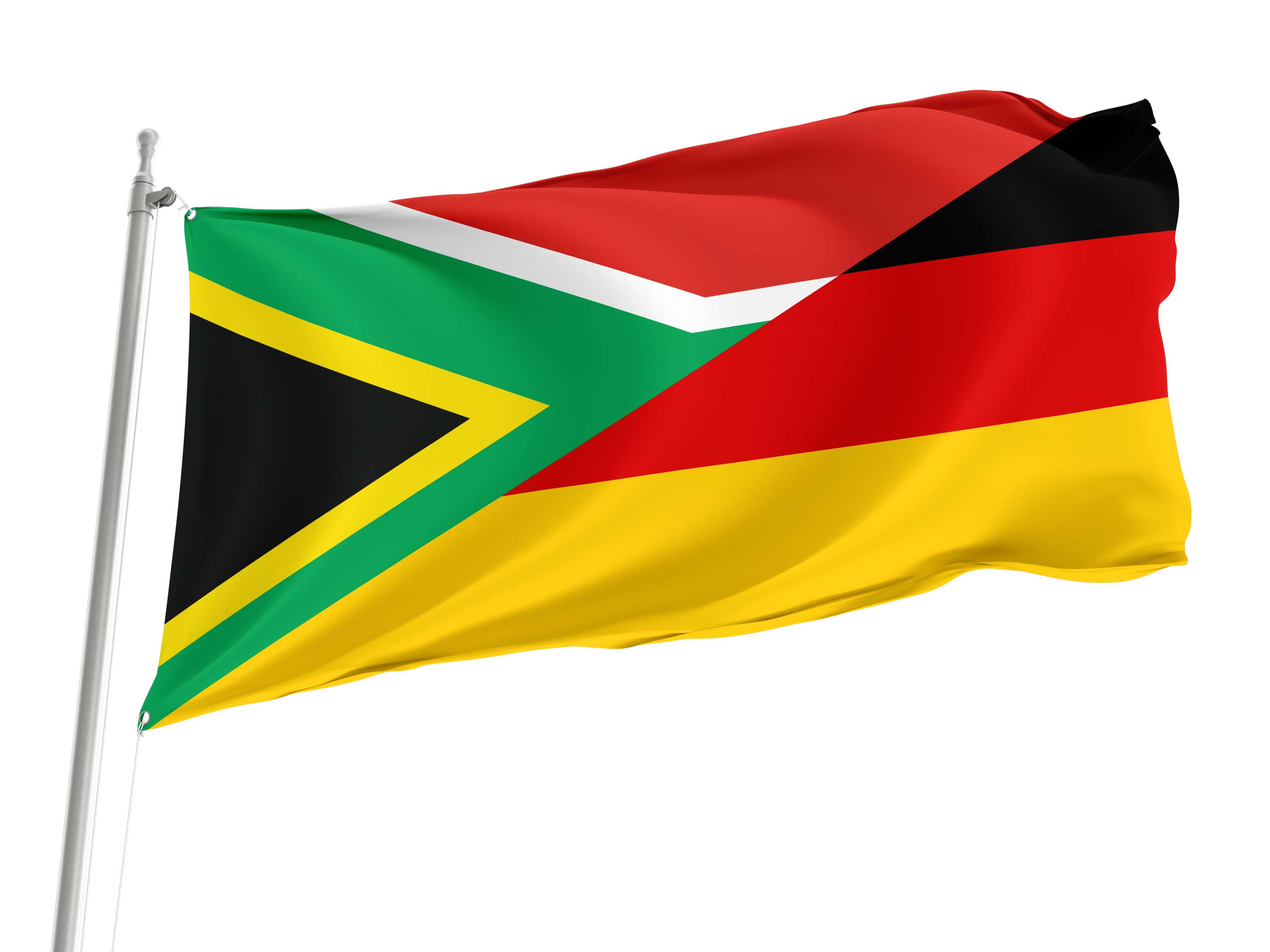 South Africa - Germany Friendship Flag for Indoor & Outdoor Use