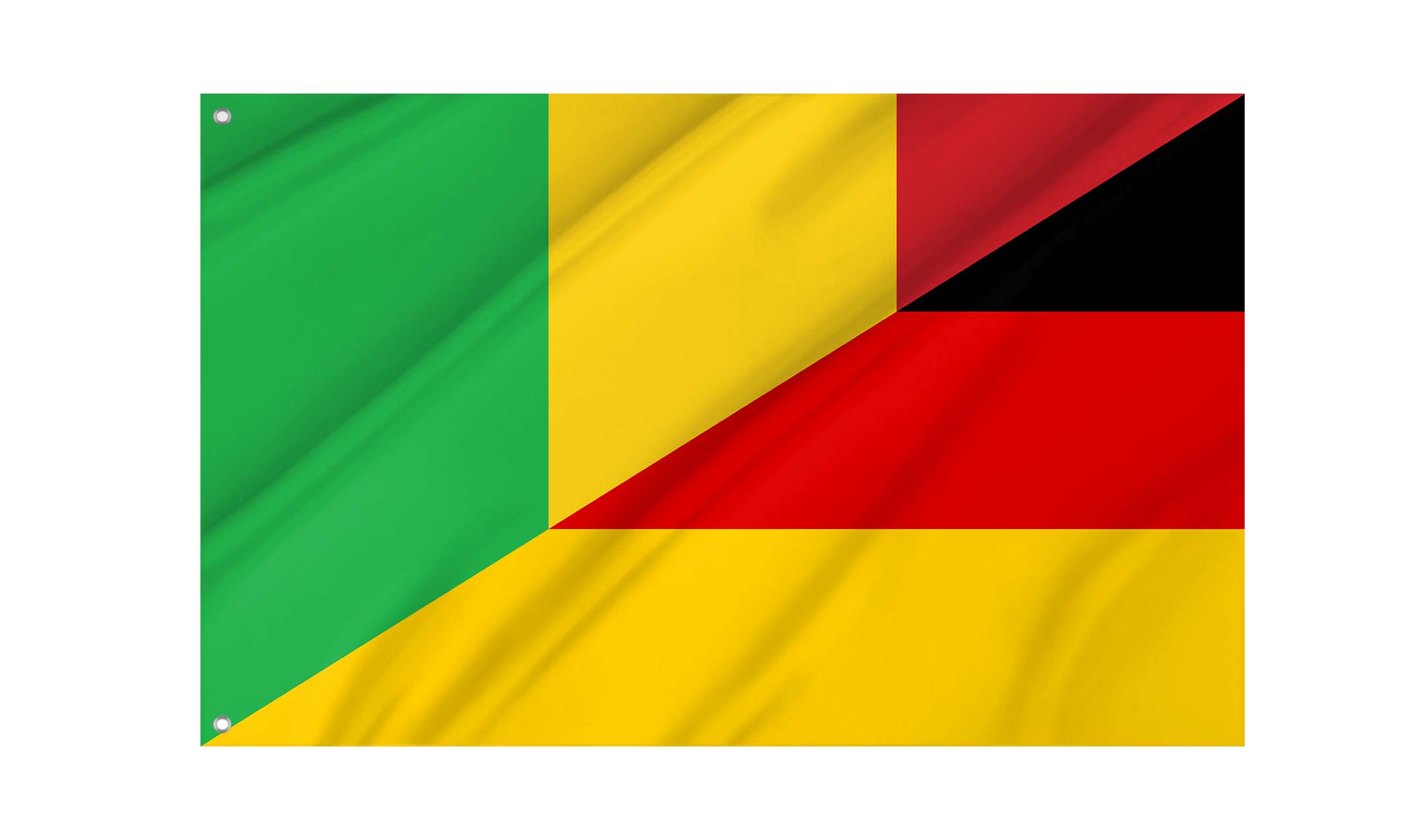 Mali - Germany Friendship Flag for Indoor & Outdoor Use