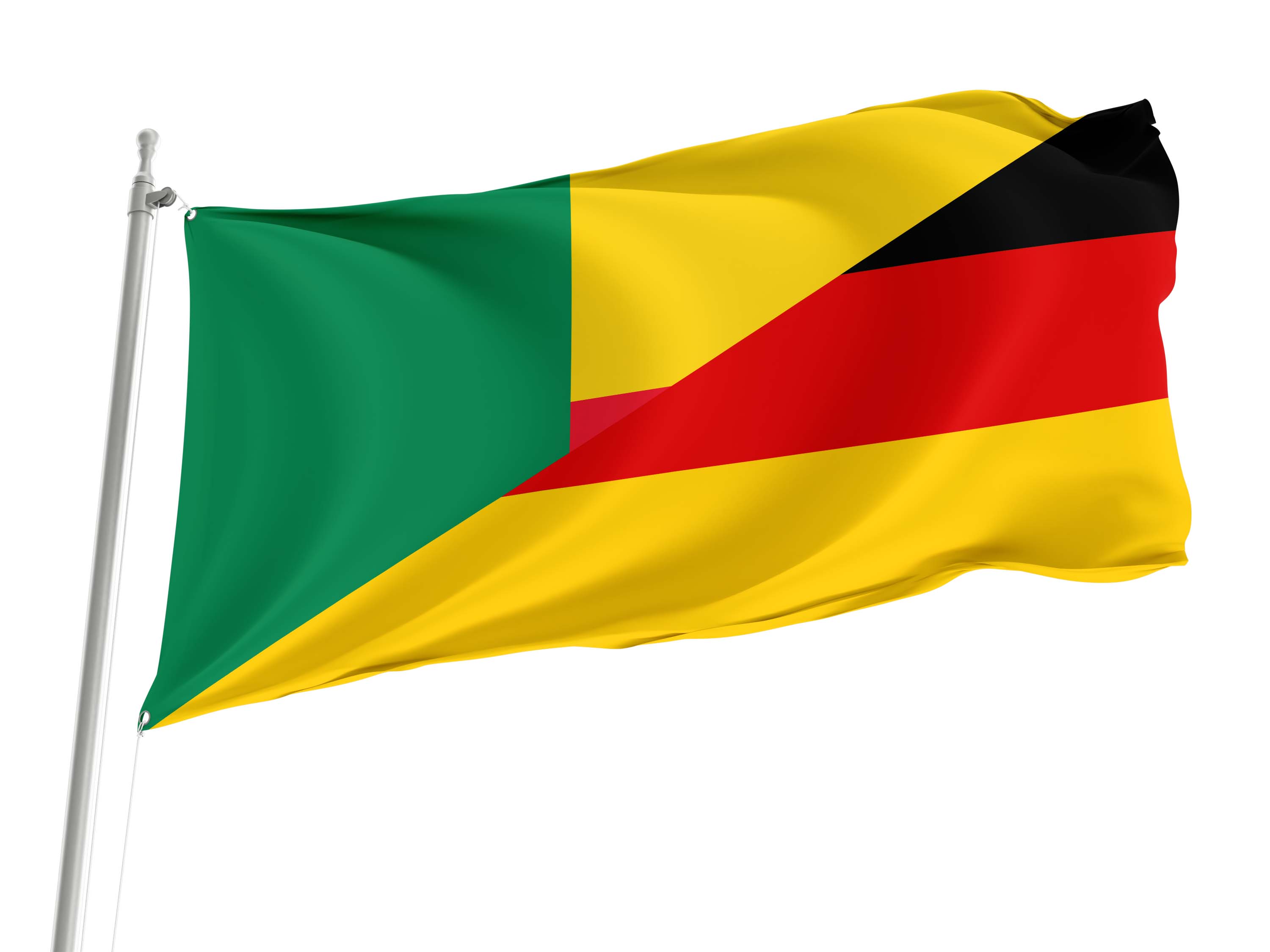 Benin - Germany Friendship Flag for Indoor & Outdoor Use