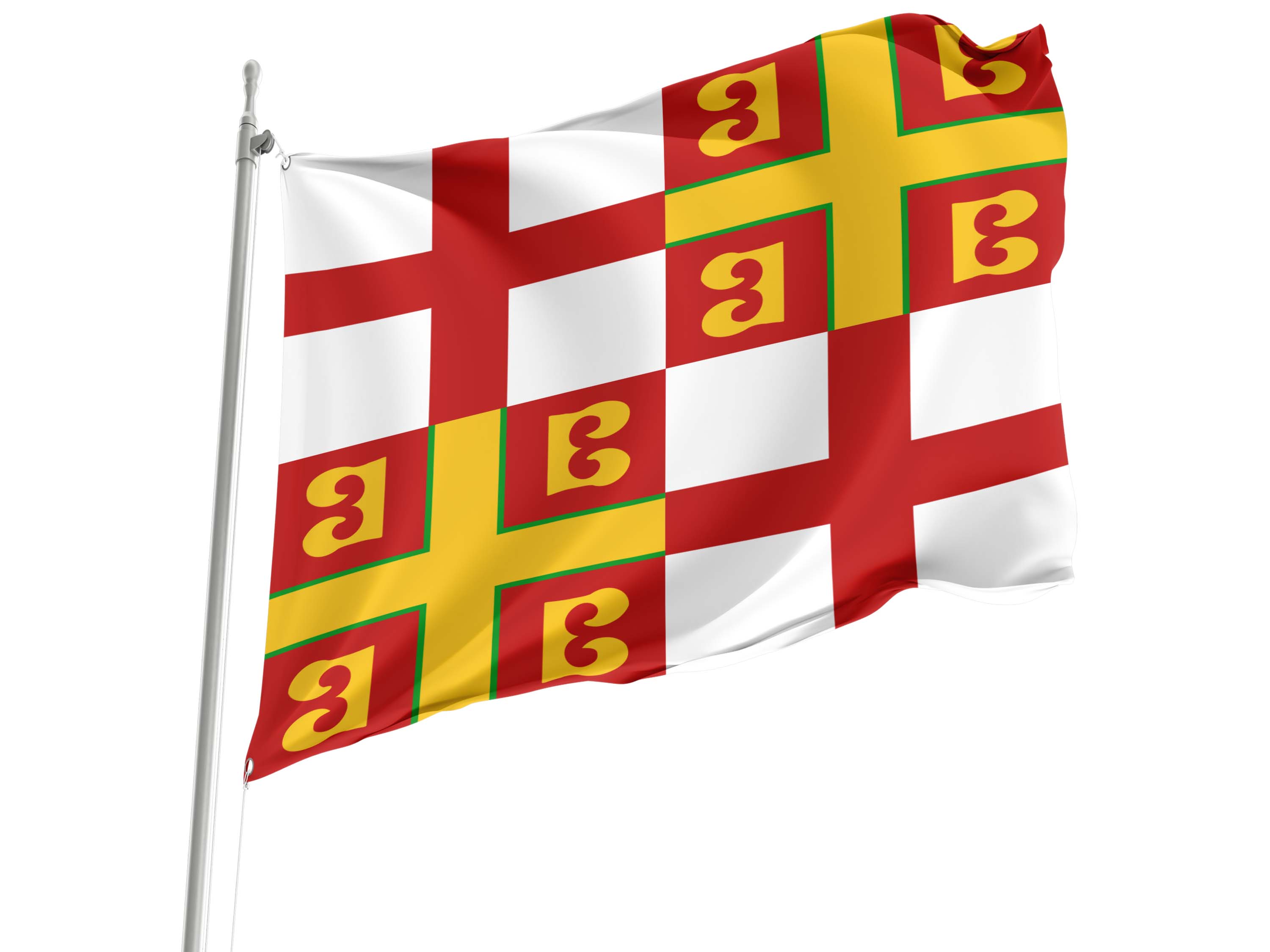 Byzantine Empire in AM 6858 / AD 1350 Flag for Indoor & Outdoor Use